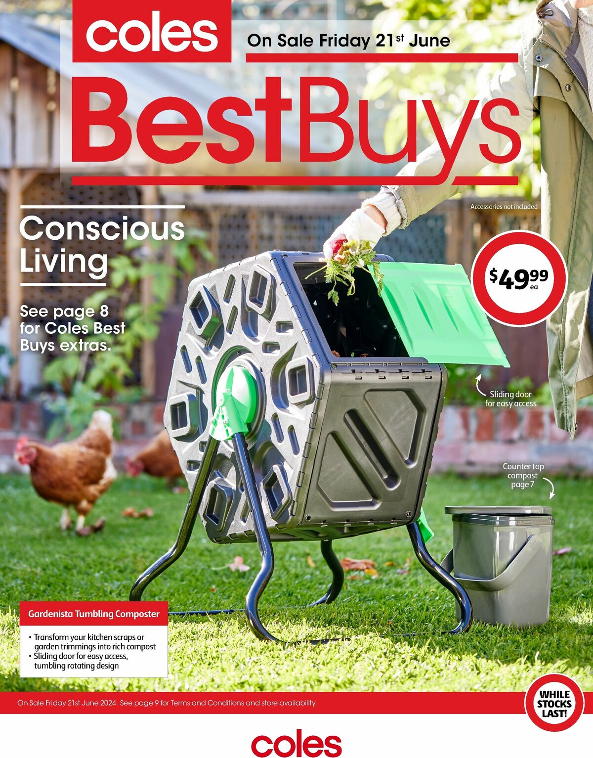 Coles Best Buys - Conscious Living Catalogues from 21 June