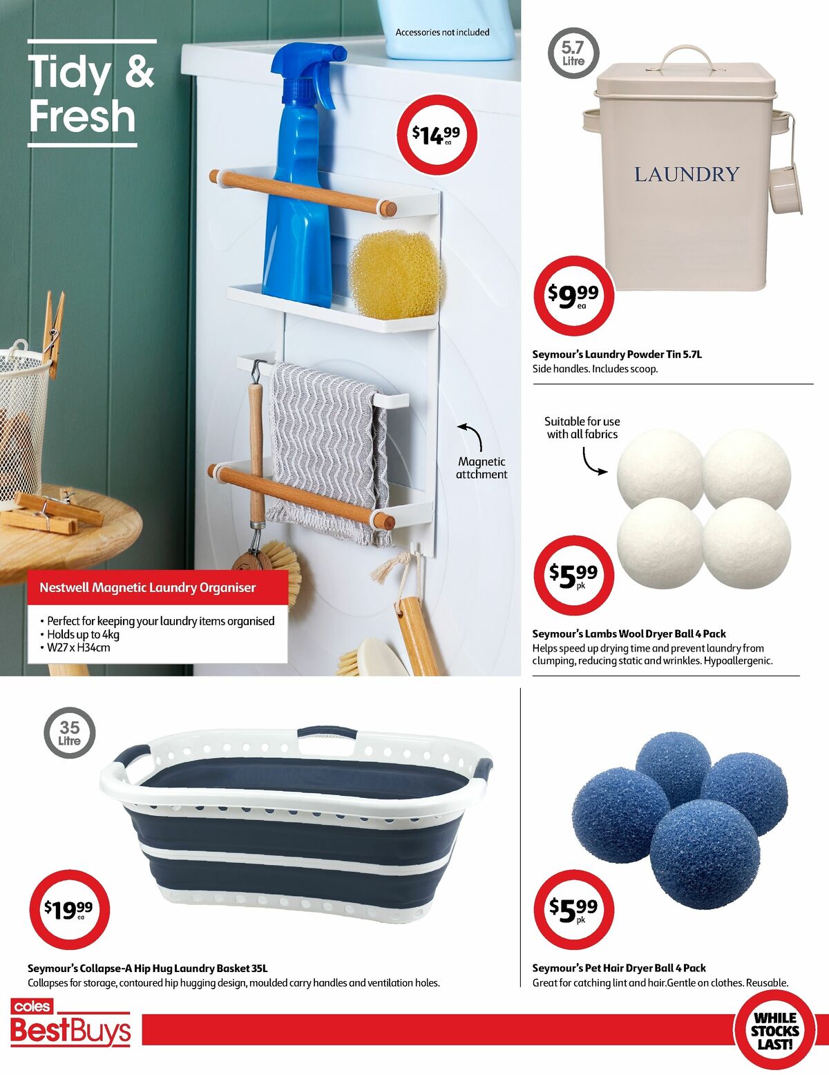 Coles Best Buys - Laundry Solutions Catalogues from 5 July