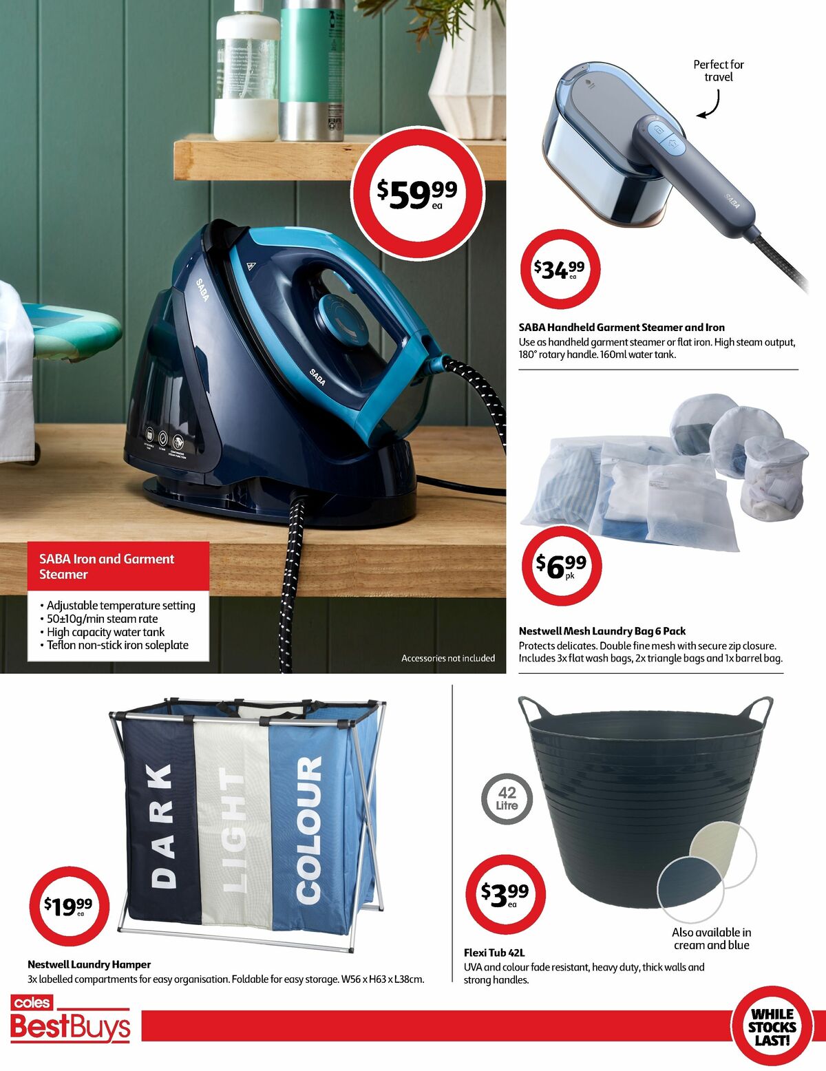 Coles Best Buys - Laundry Solutions Catalogues from 5 July