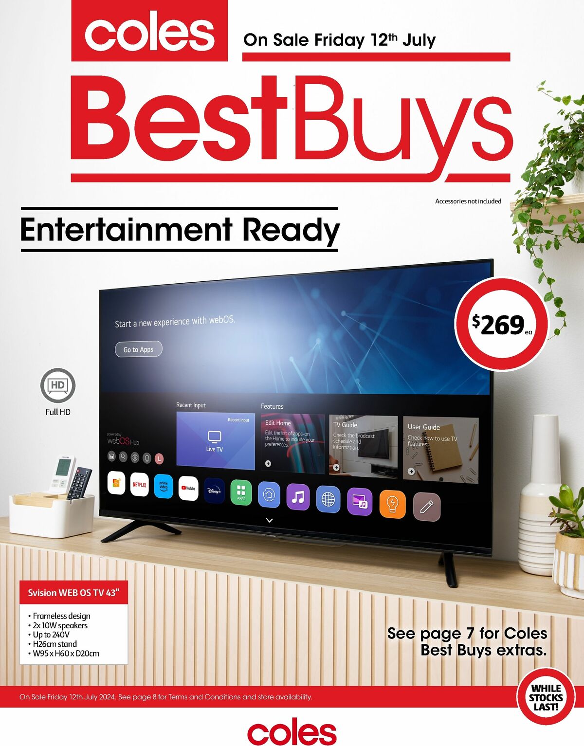 Coles Best Buys - Entertainment Ready Catalogues from 12 July