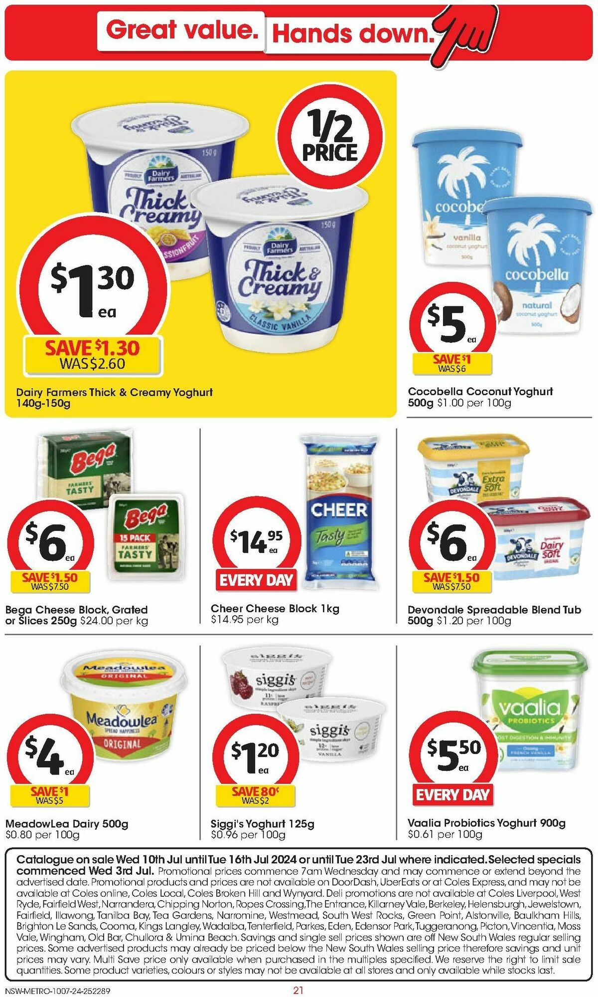 Coles Catalogues from 10 July