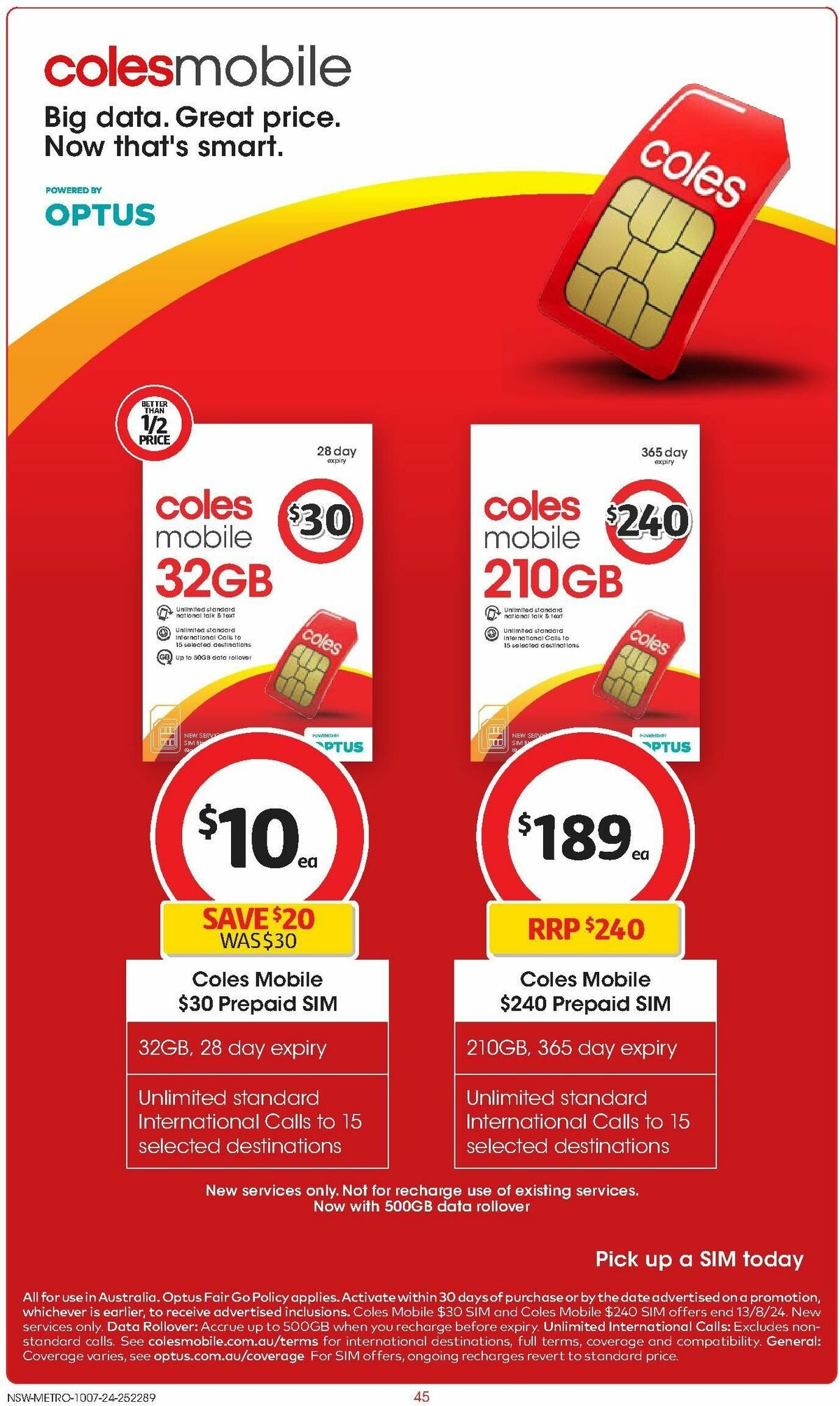 Coles Catalogues from 10 July