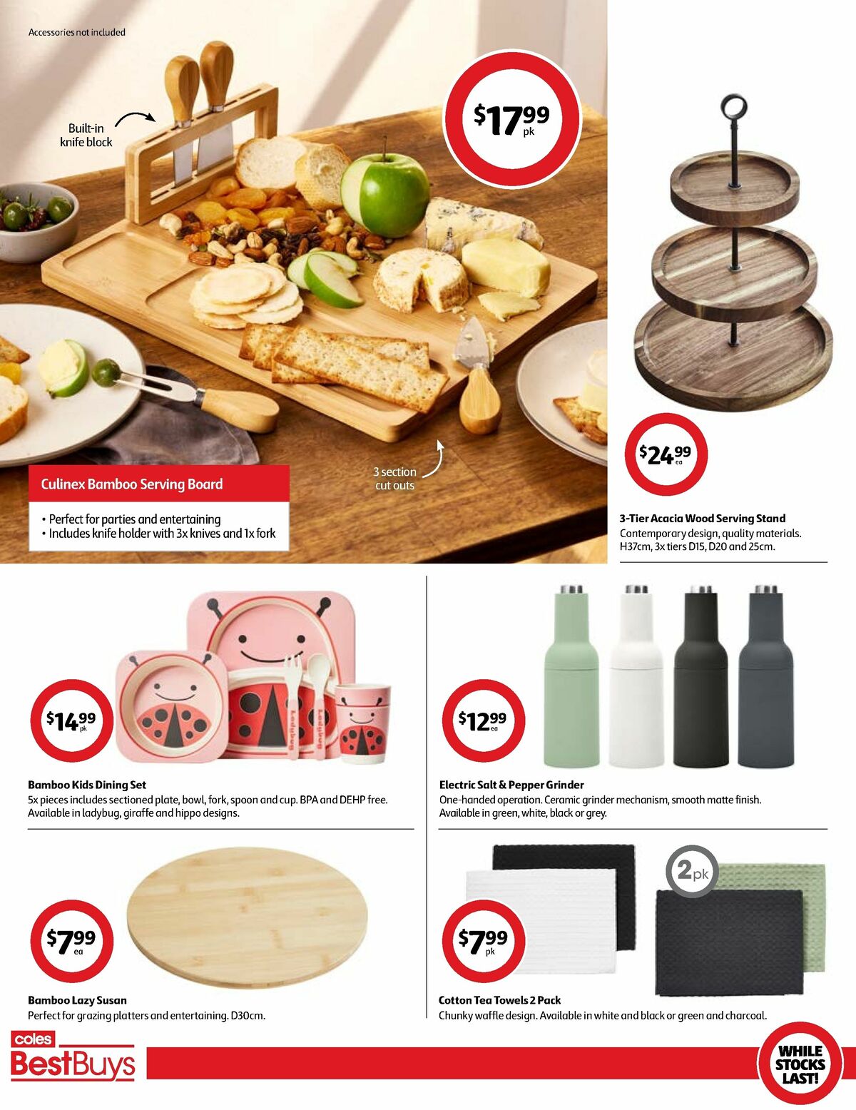 Coles Best Buys - Kitchen To Table Catalogues from 19 July