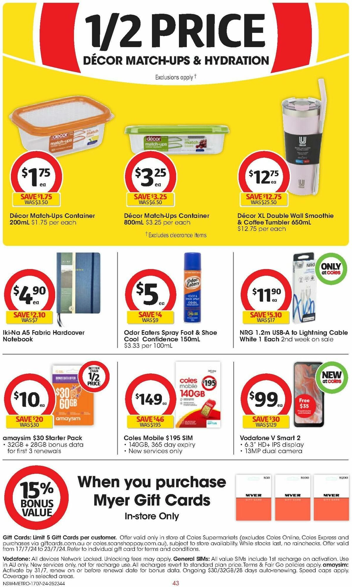 Coles Catalogues from 17 July