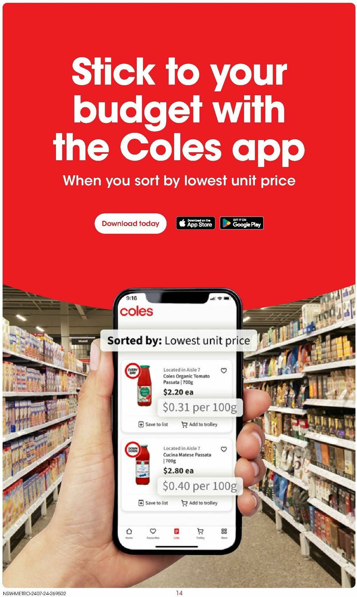 Coles Catalogues from 24 July