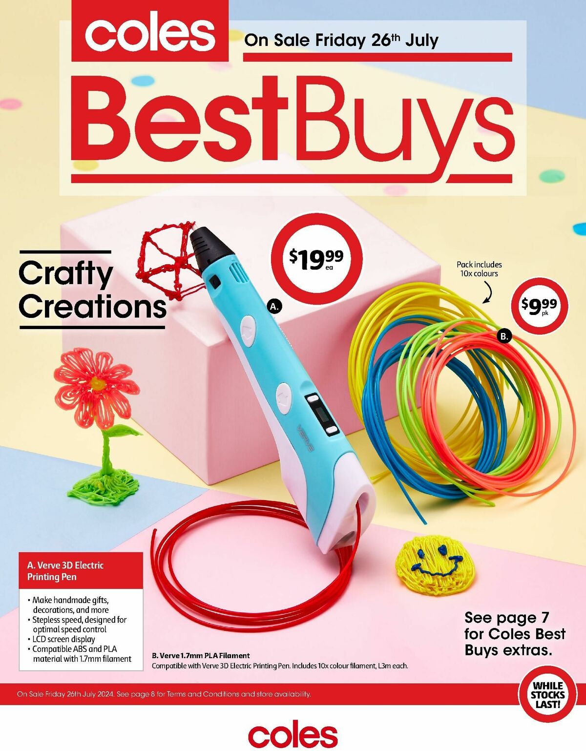 Coles Best Buys - Crafty Creations Catalogues from 26 July