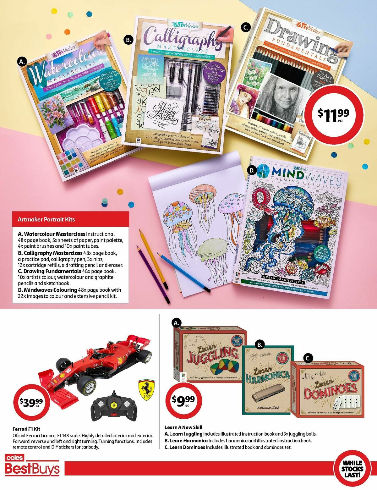 Coles Best Buys - Crafty Creations Catalogues from 26 July