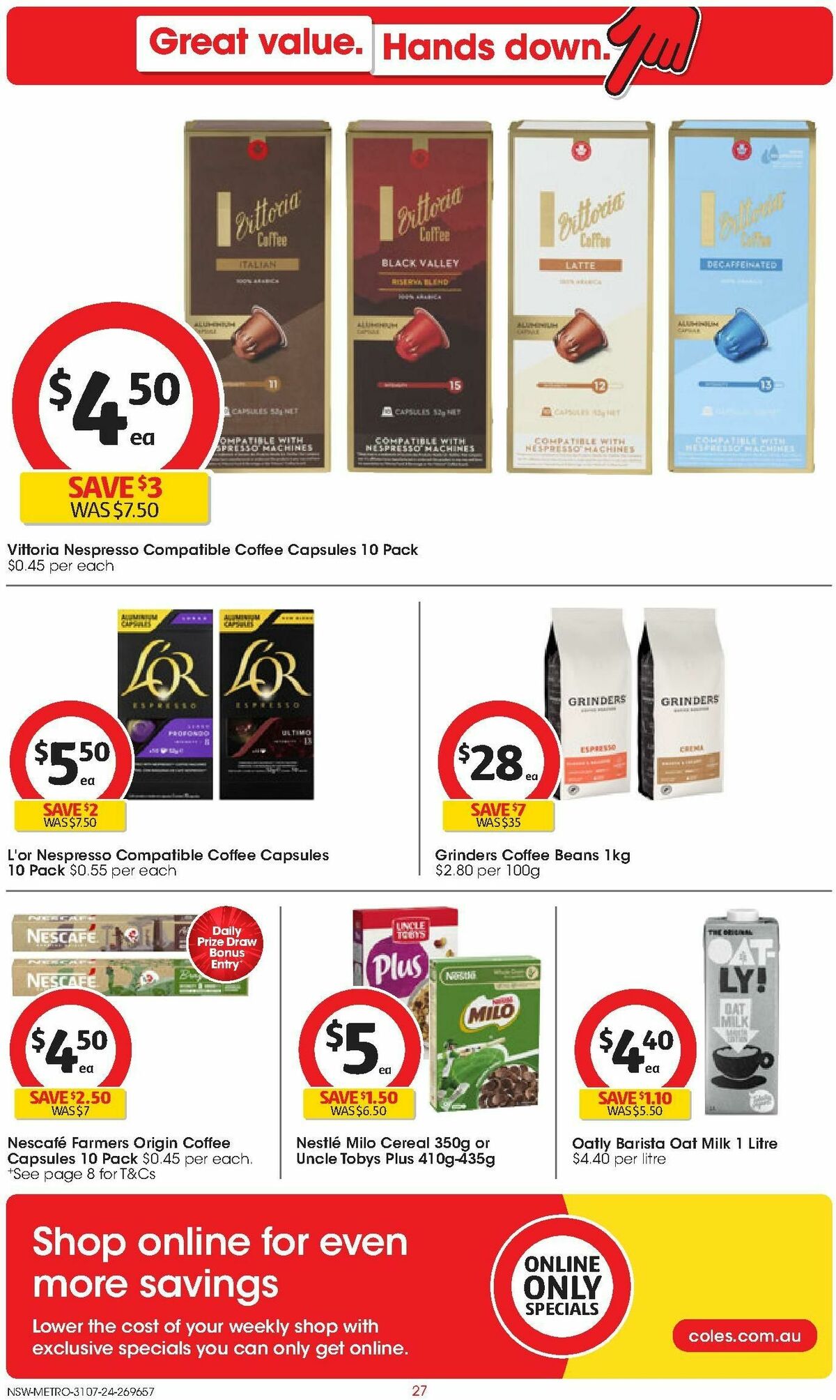 Coles Catalogues from 31 July