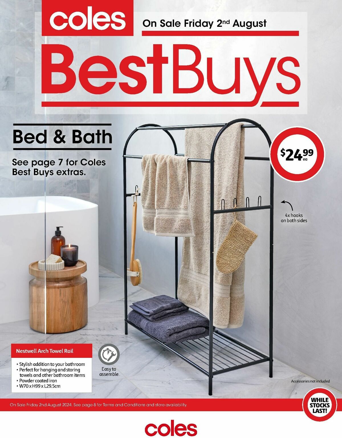 Coles Best Buys - Bed & Bath Catalogues from 2 August