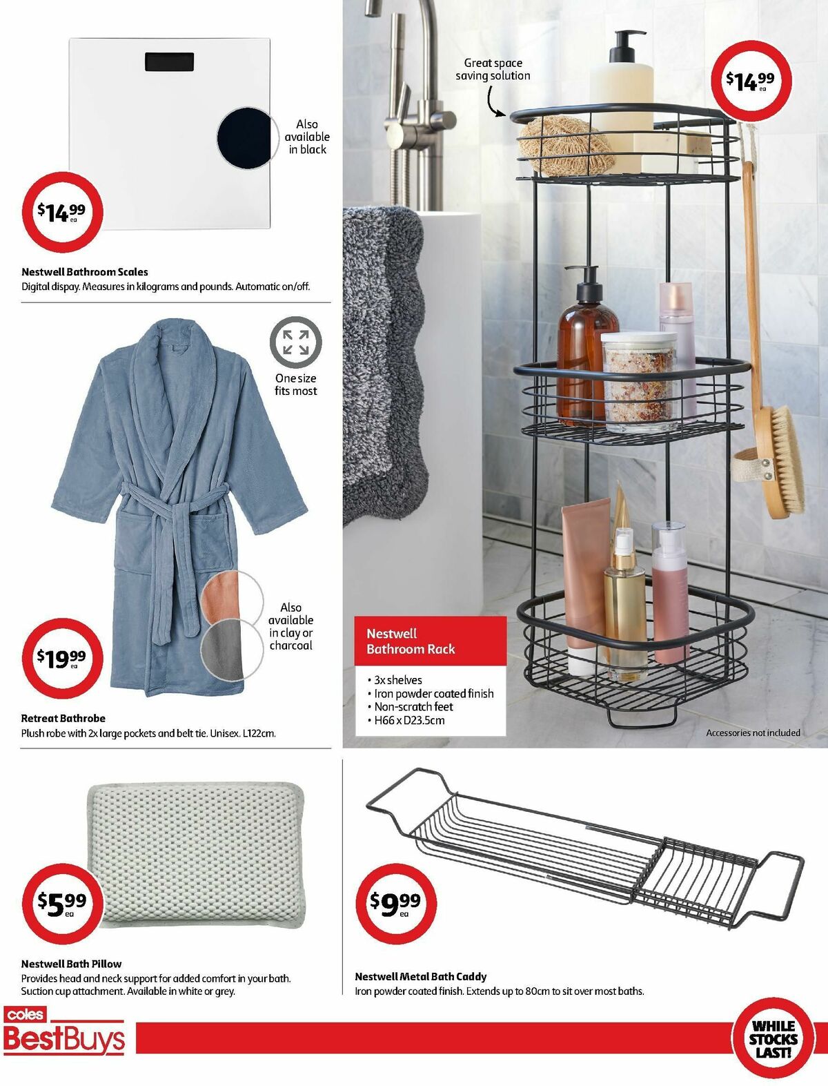 Coles Best Buys - Bed & Bath Catalogues from 2 August