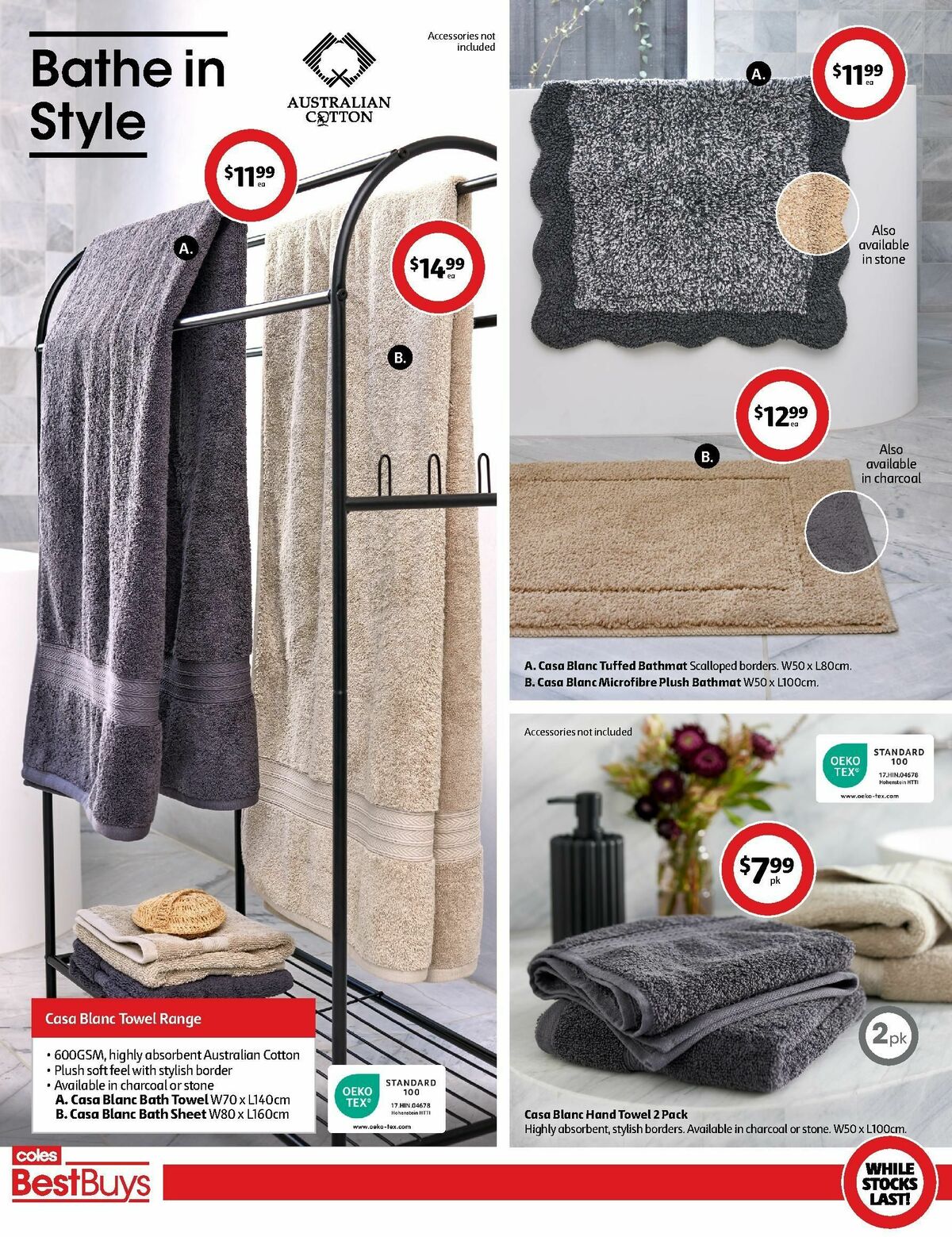 Coles Best Buys - Bed & Bath Catalogues from 2 August