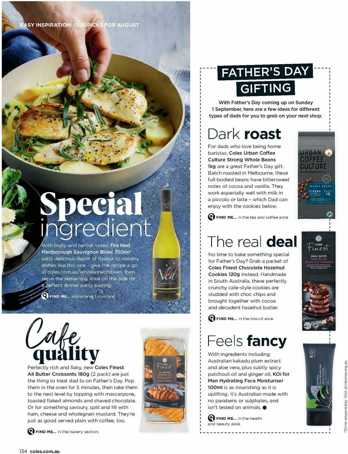 Coles Magazine August Catalogues from 1 August