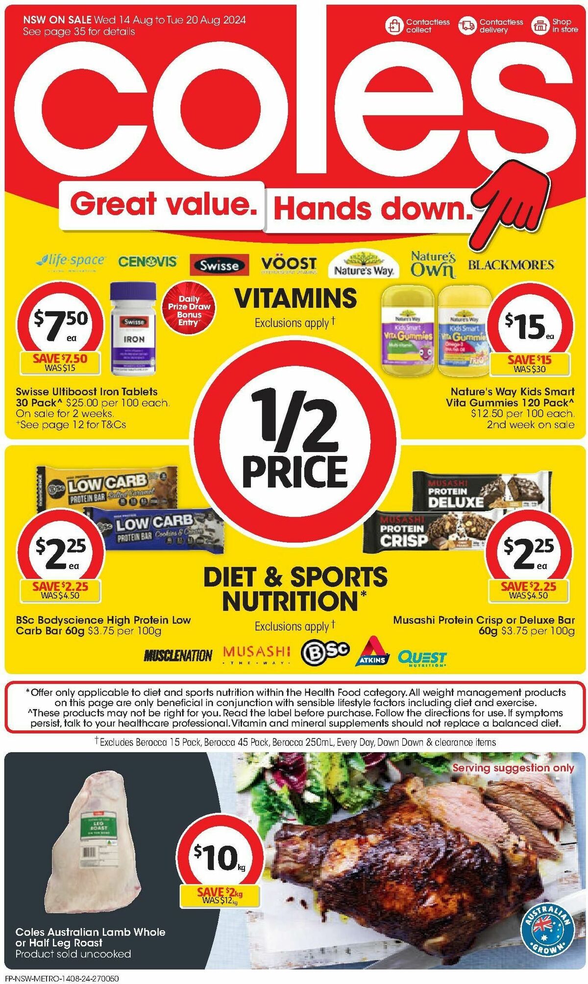 Coles Catalogues from 14 August