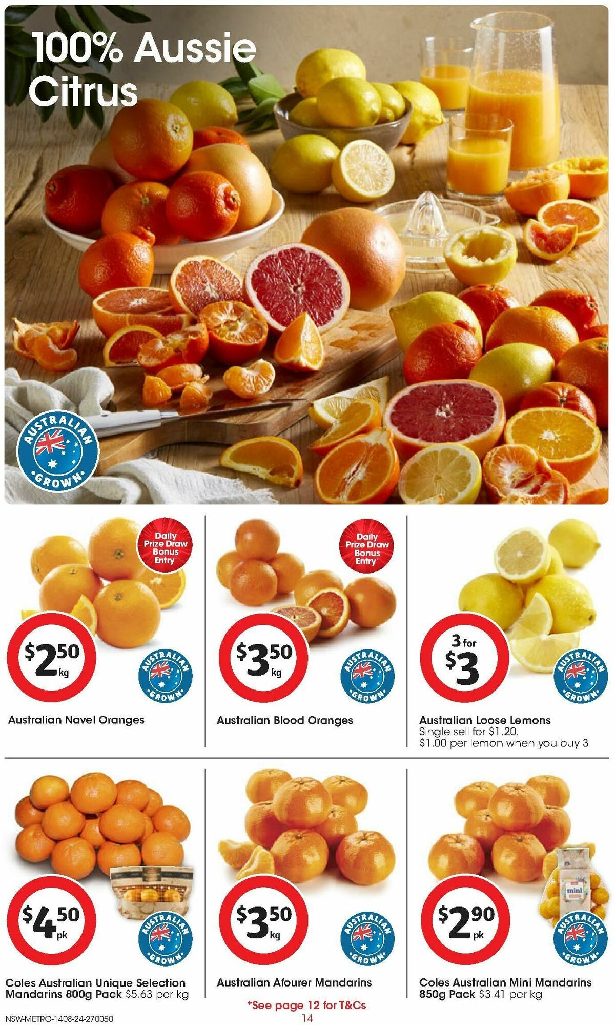 Coles Catalogues from 14 August