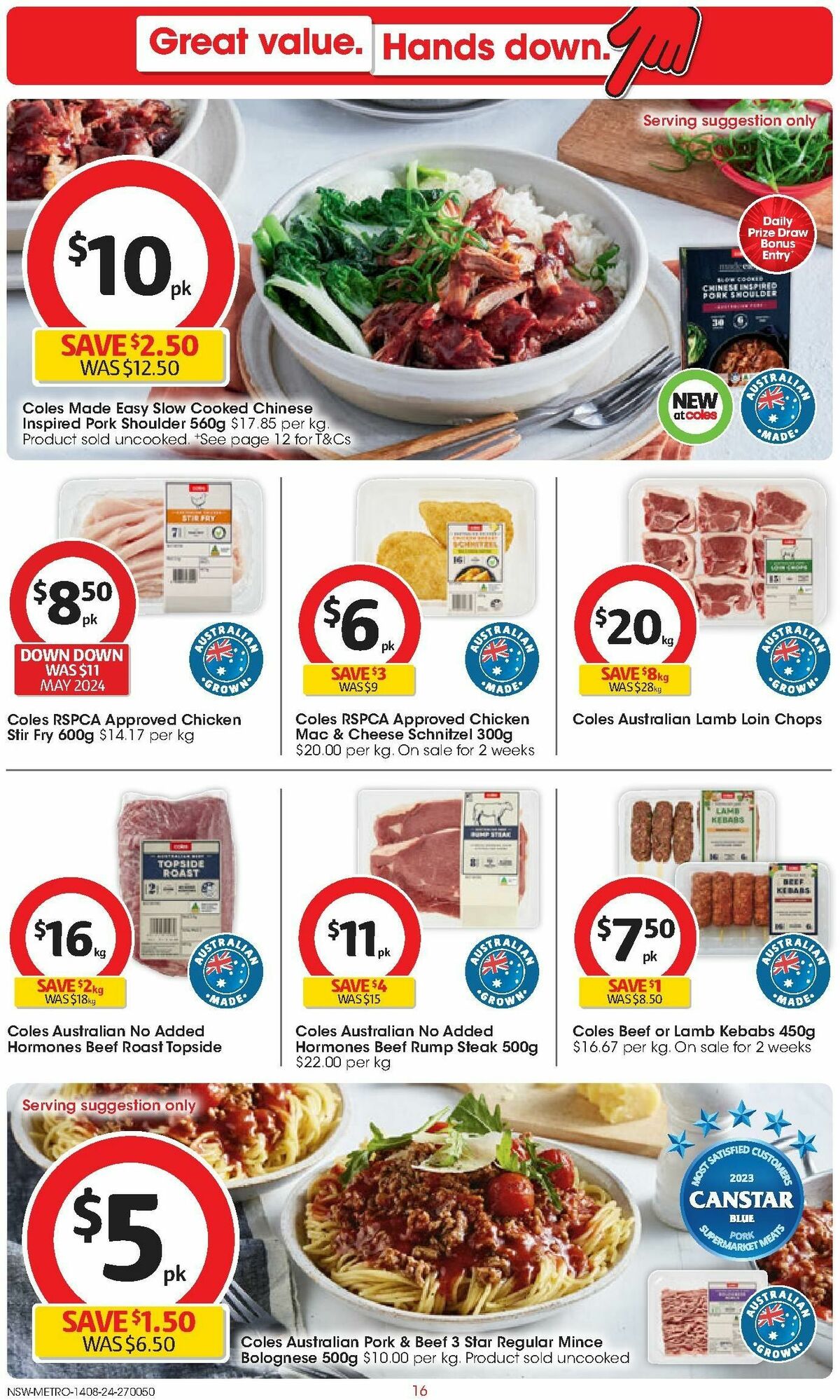 Coles Catalogues from 14 August