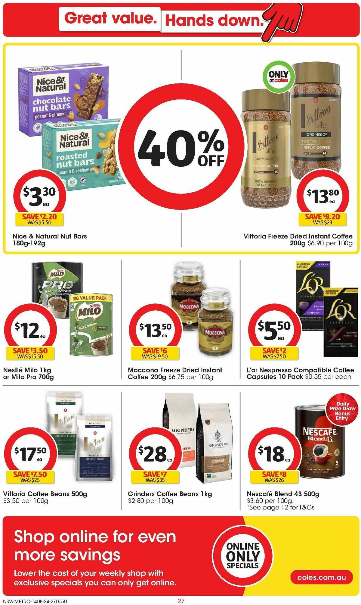 Coles Catalogues from 14 August