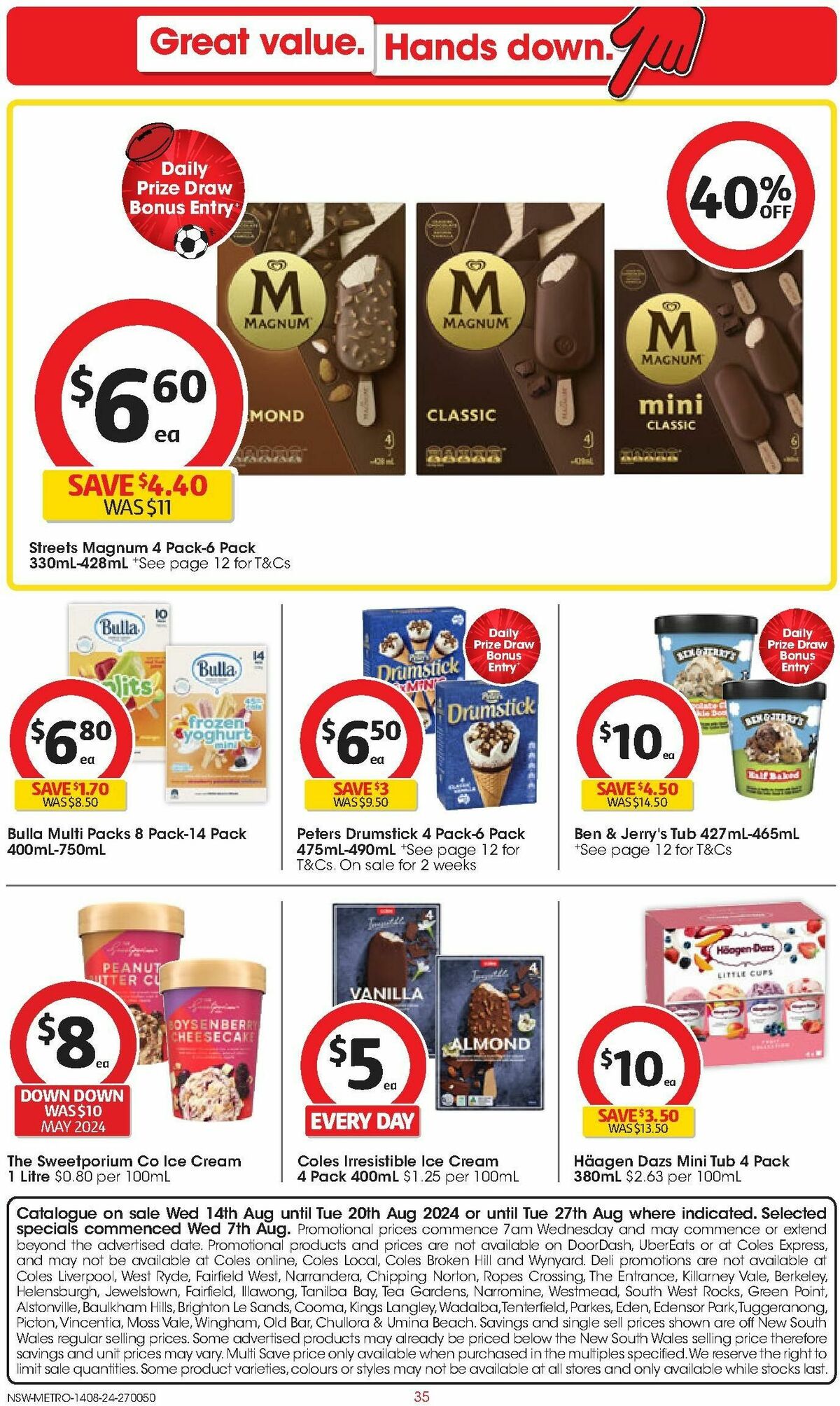 Coles Catalogues from 14 August