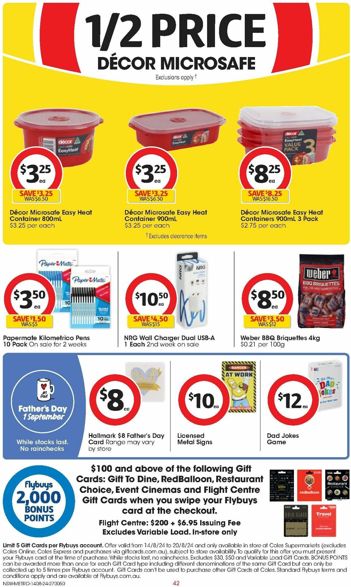 Coles Catalogues from 14 August