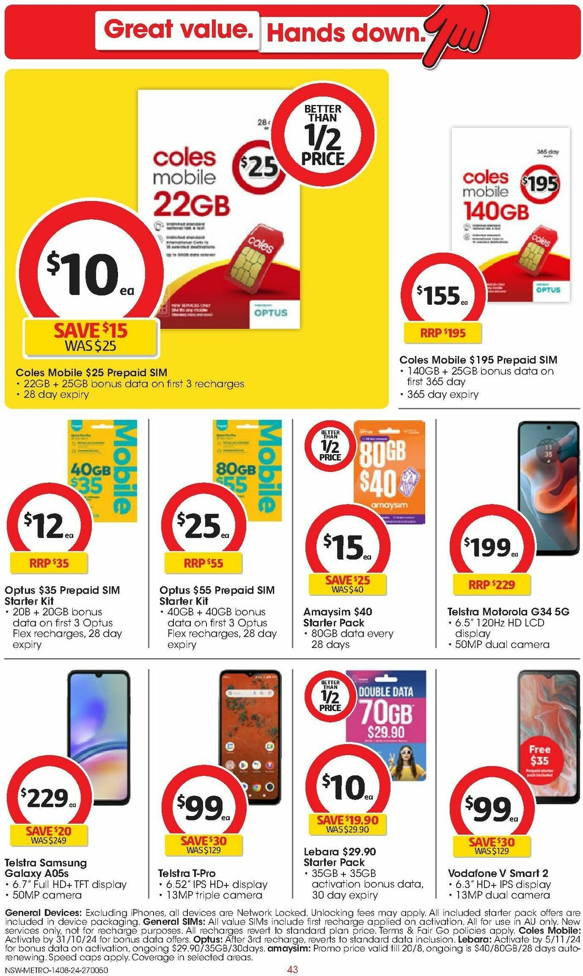 Coles Catalogues from 14 August