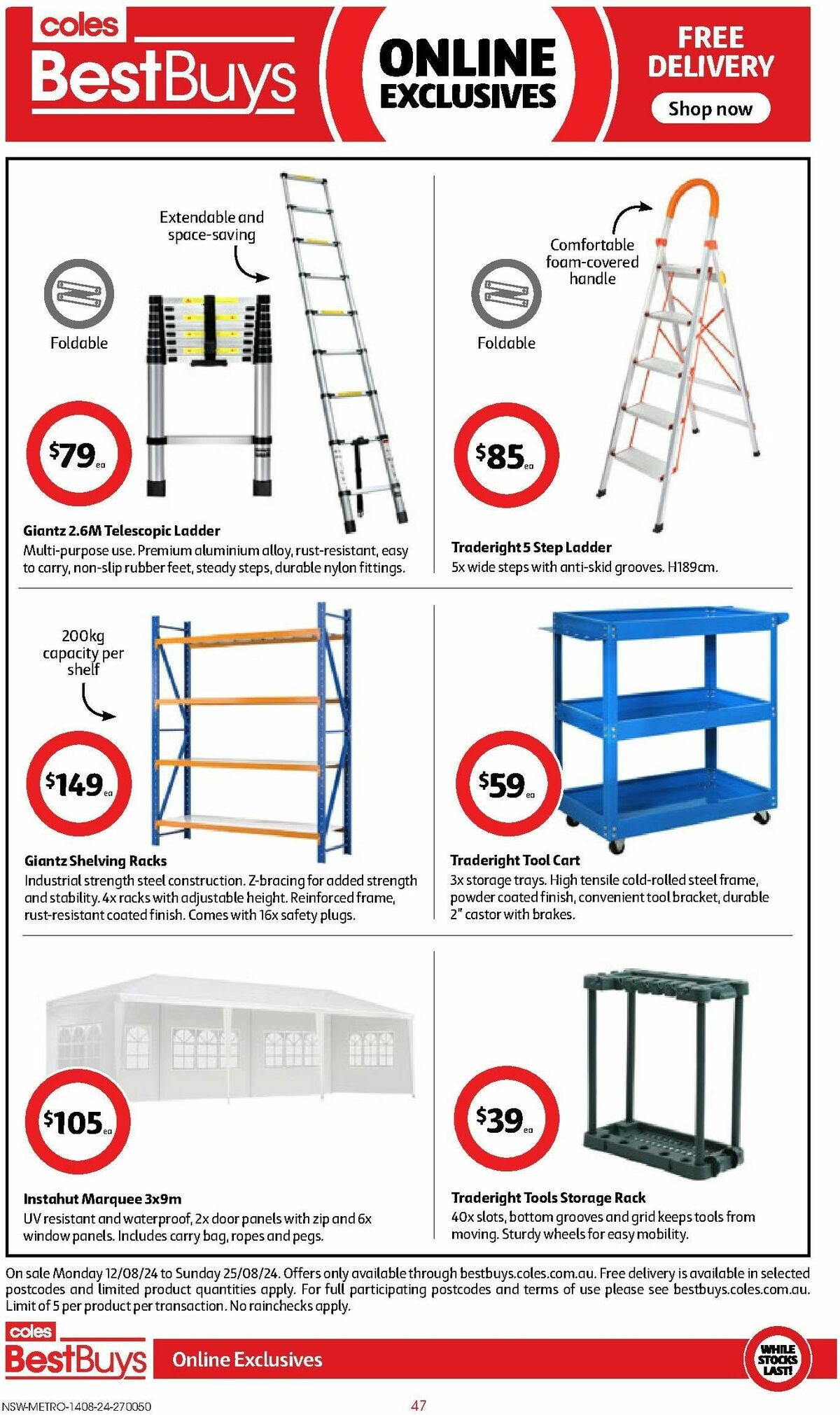 Coles Catalogues from 14 August