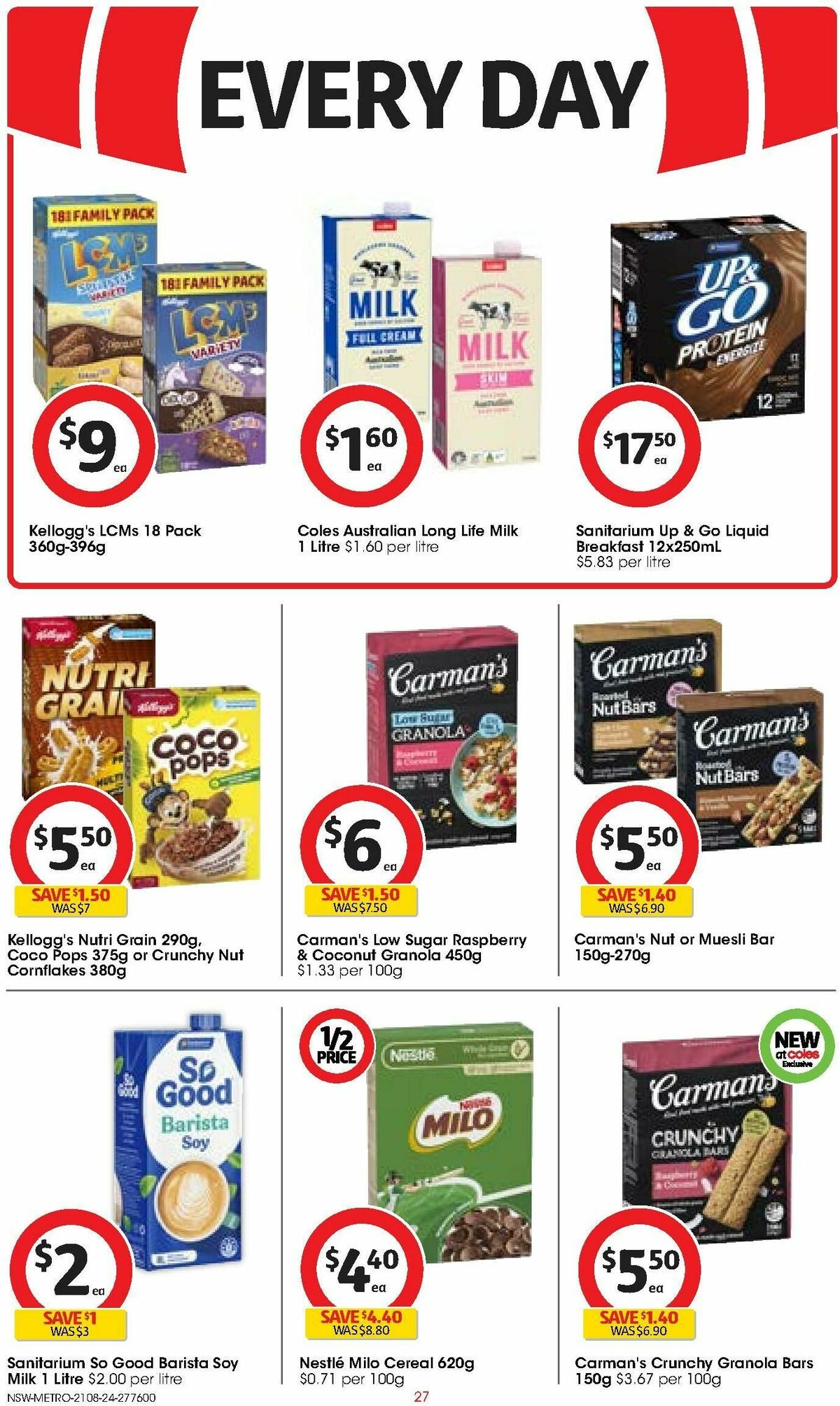 Coles Catalogues from 21 August