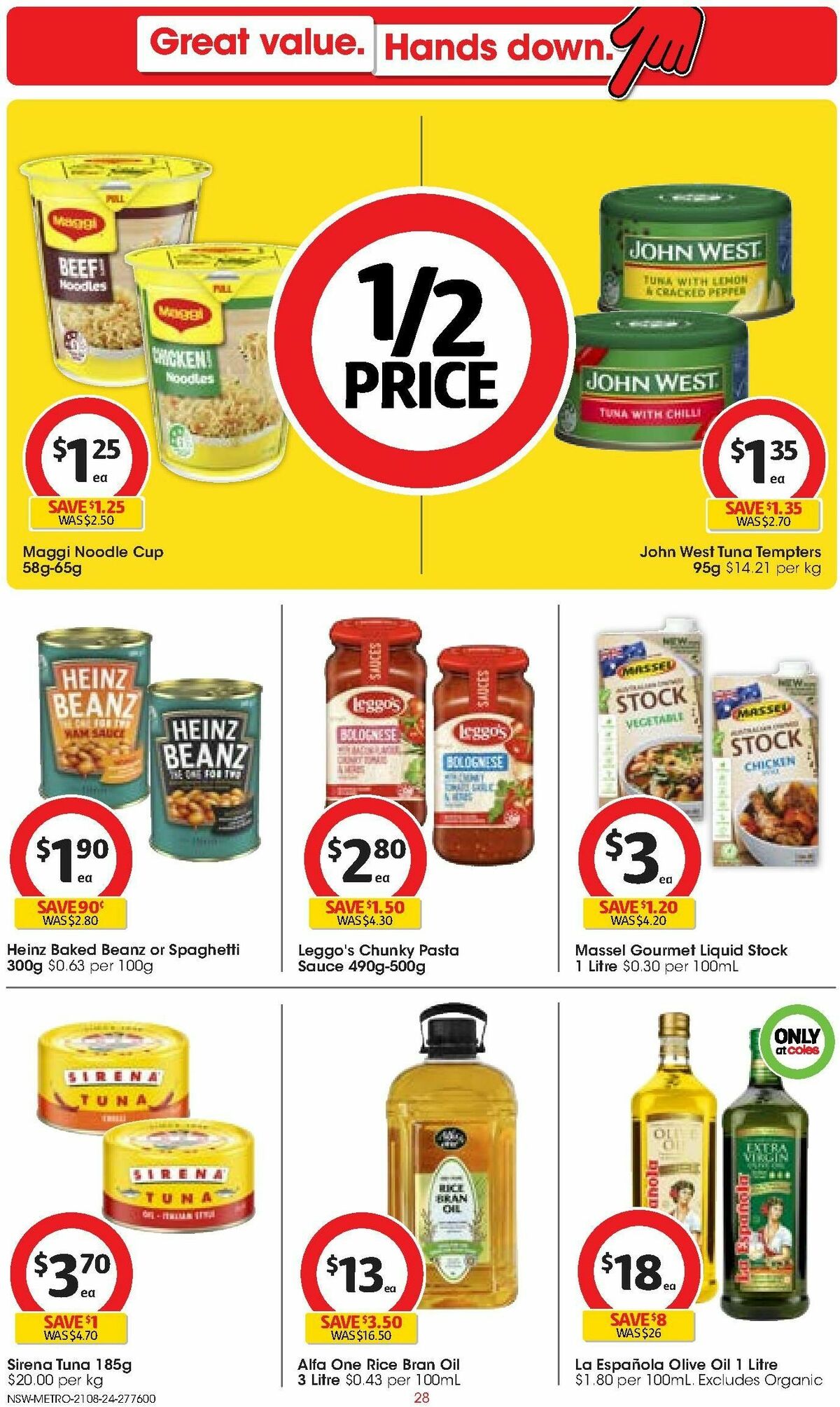 Coles Catalogues from 21 August