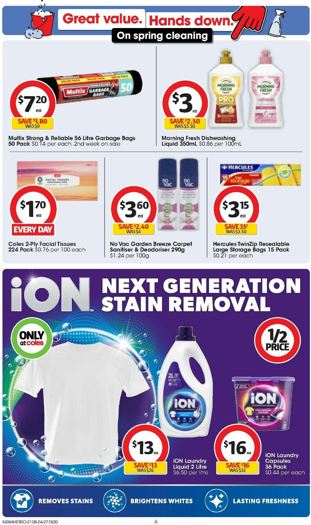 Coles Catalogues from 21 August