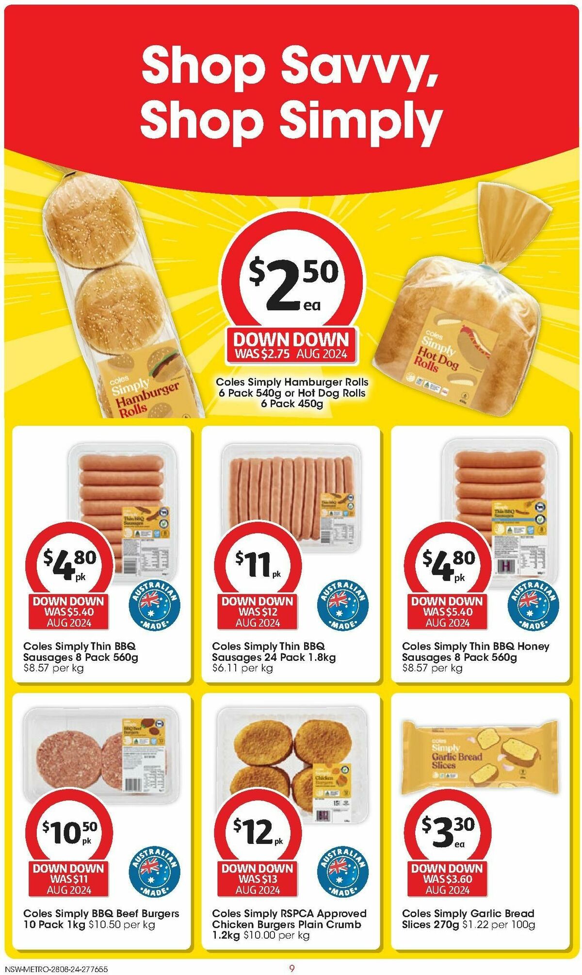 Coles Catalogues from 28 August