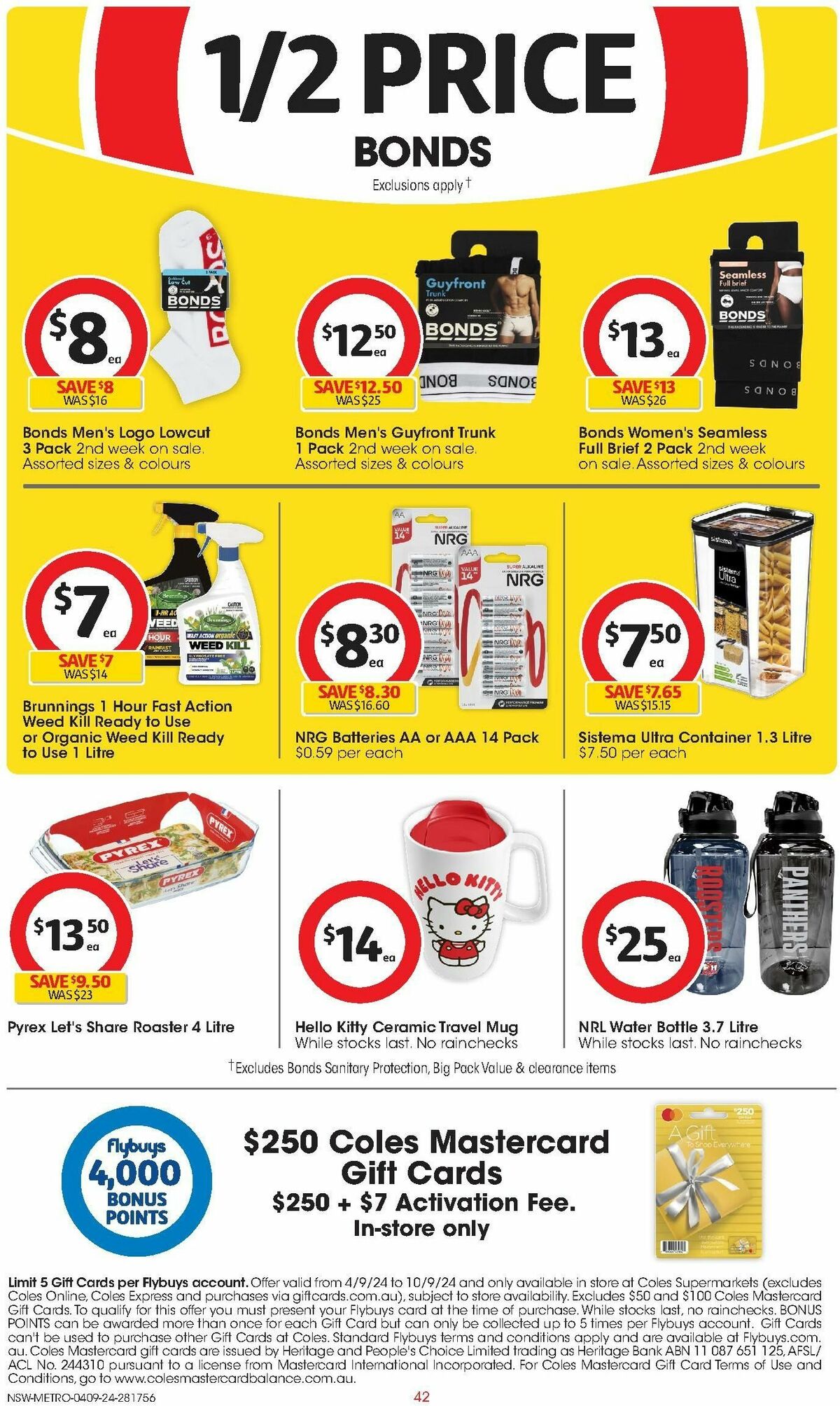 Coles Catalogues from 4 September