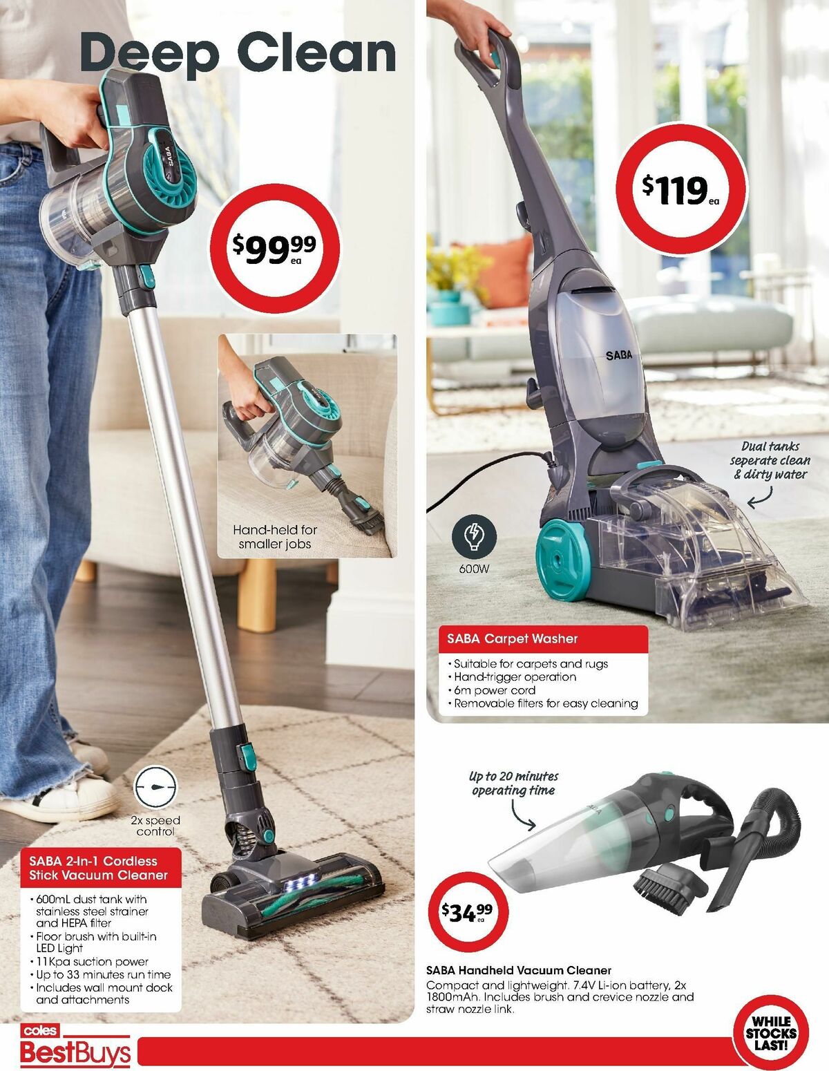 Coles Best Buys - Spring Cleaning Essentials Catalogues from 6 September