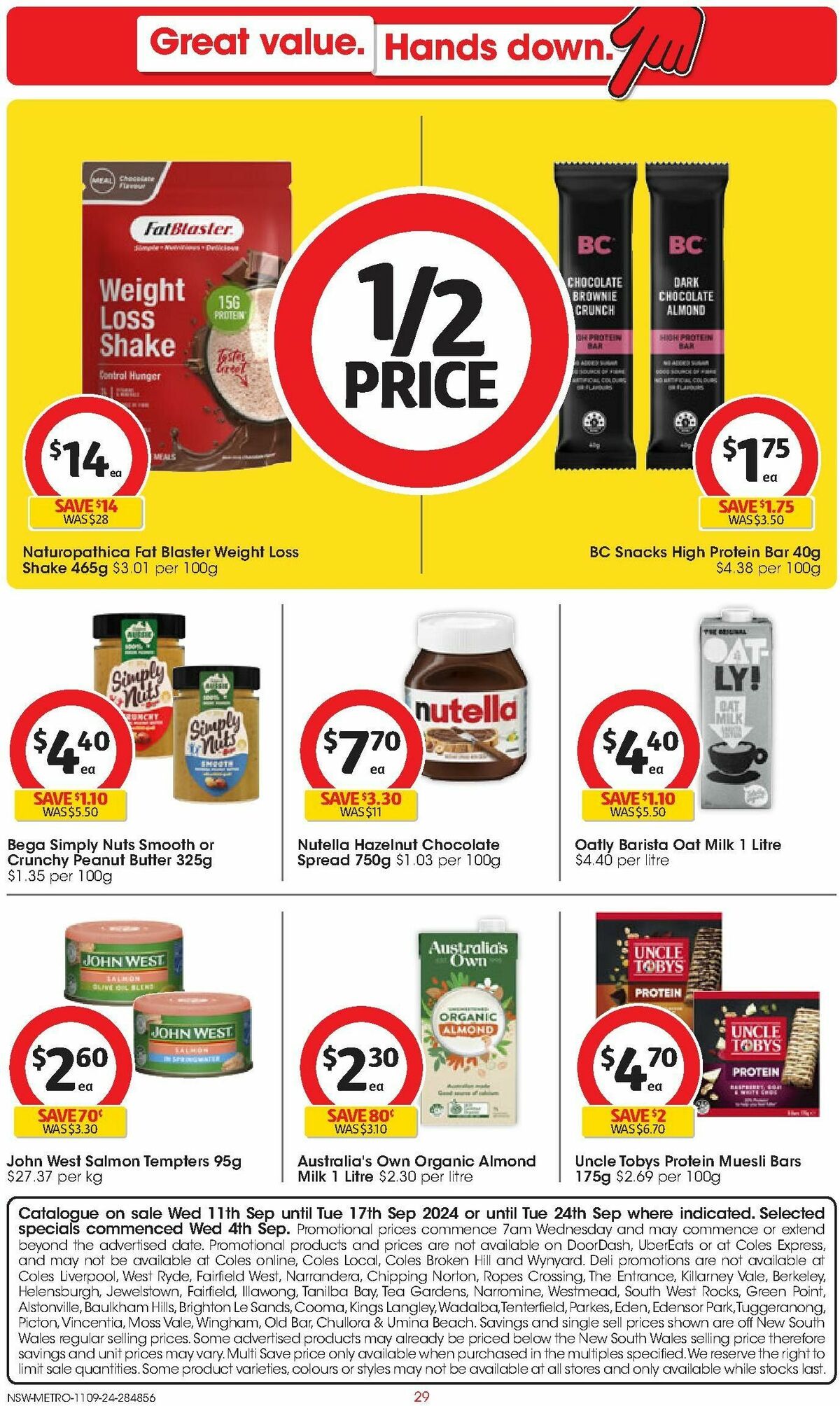 Coles Catalogues from 11 September