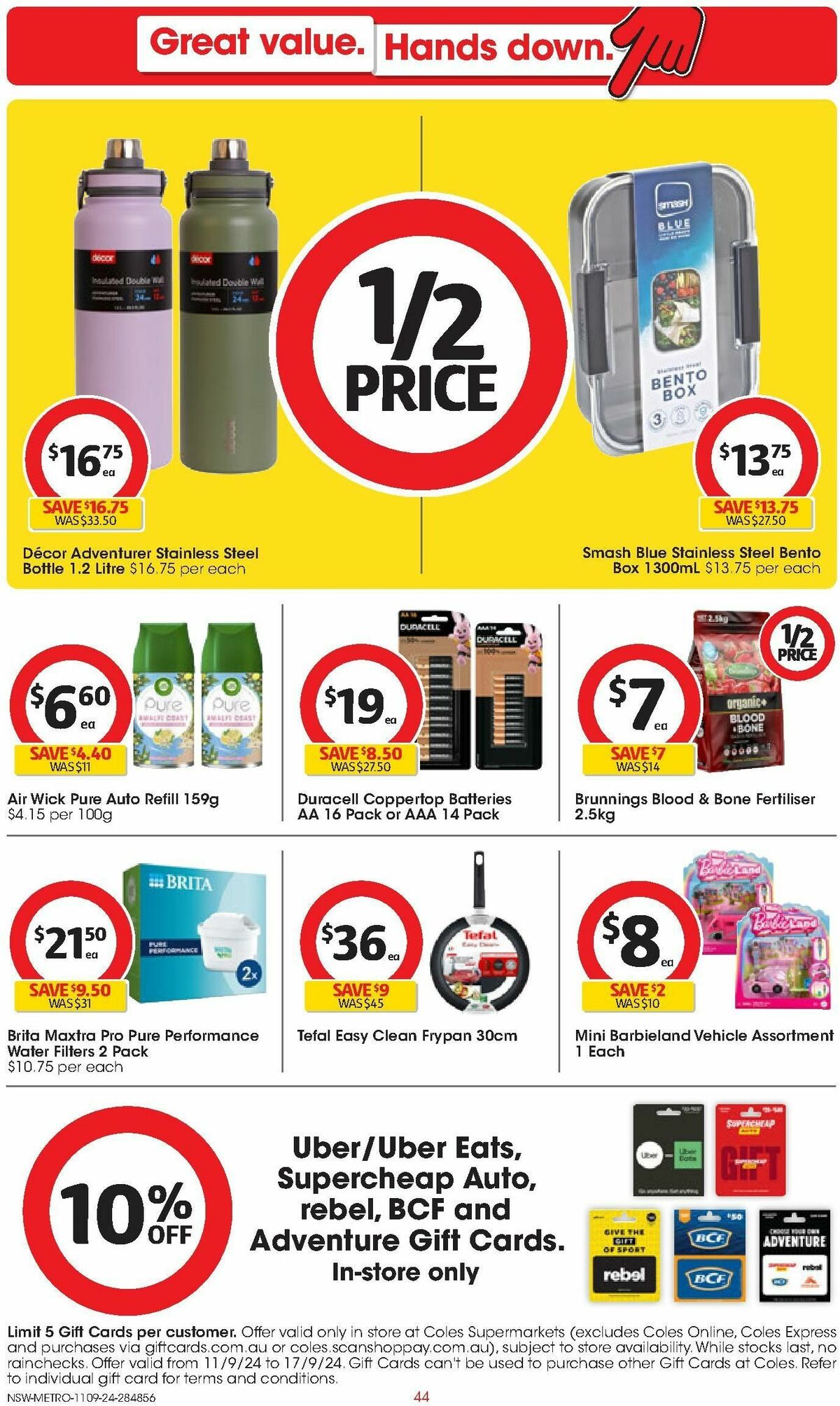 Coles Catalogues from 11 September