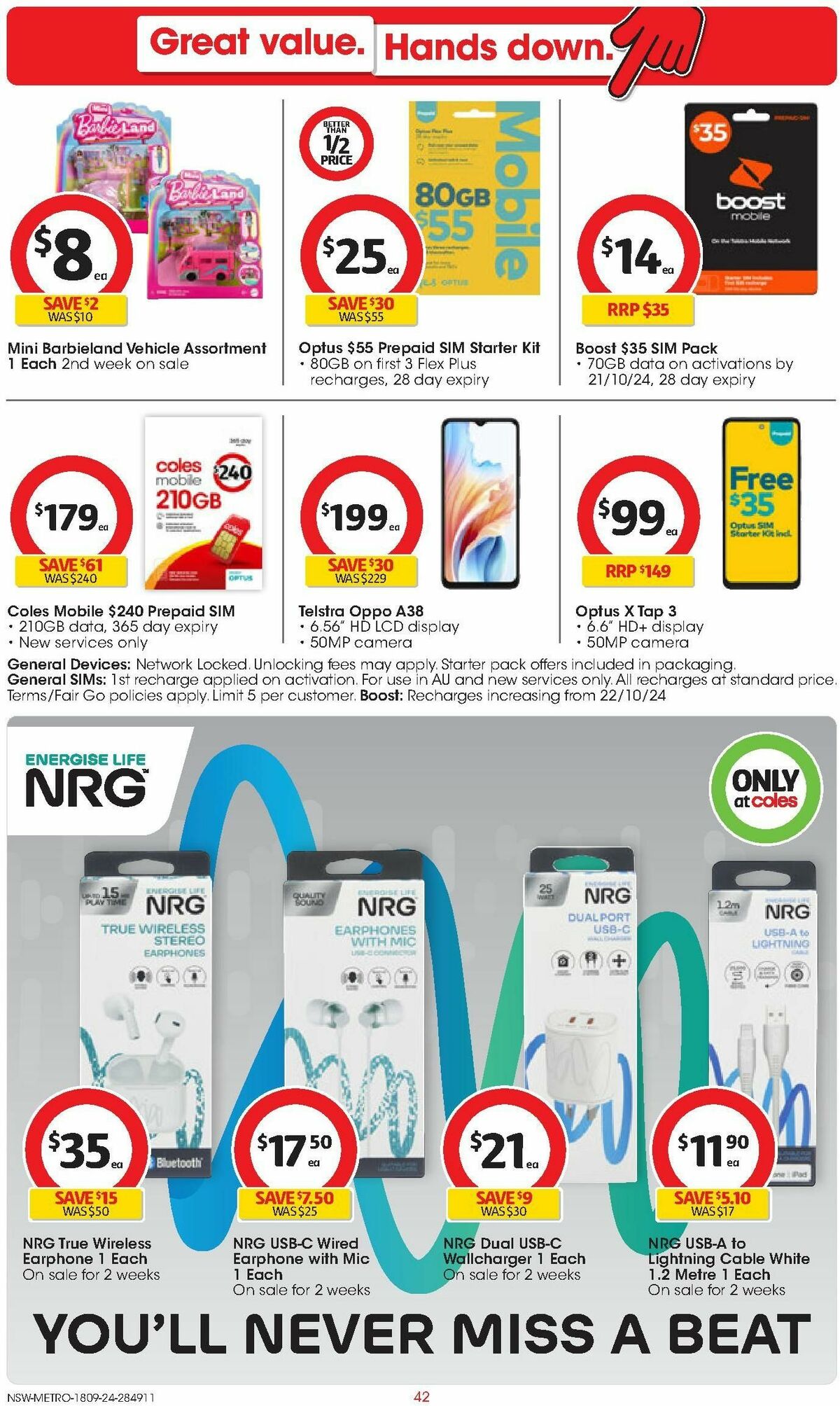 Coles Catalogues from 18 September