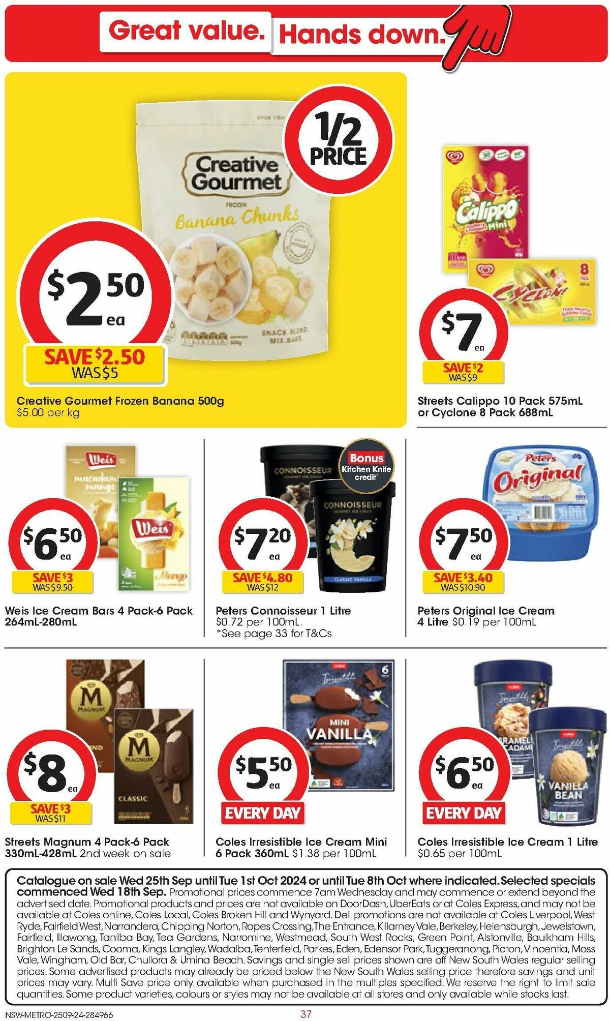 Coles Catalogues from 25 September