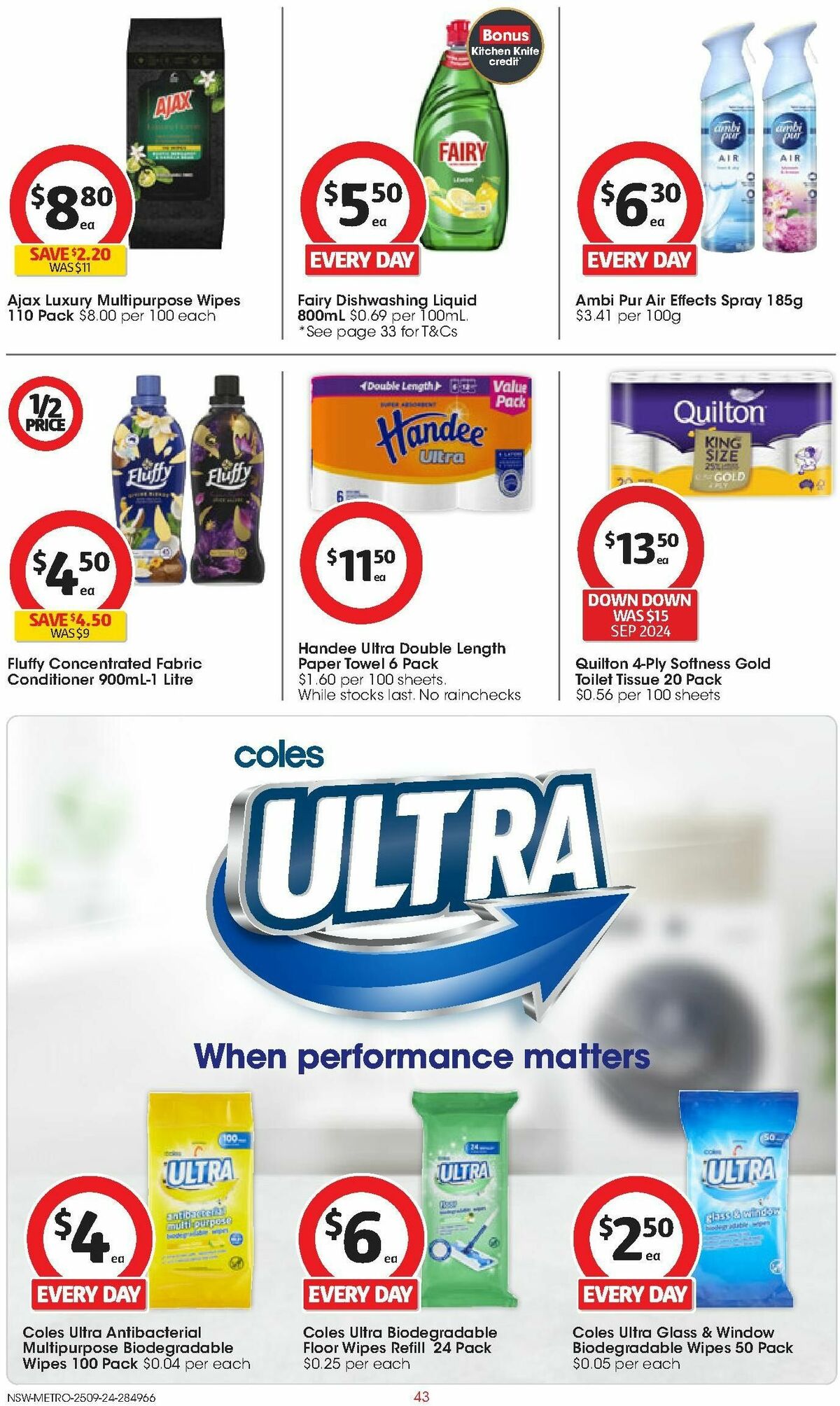 Coles Catalogues from 25 September