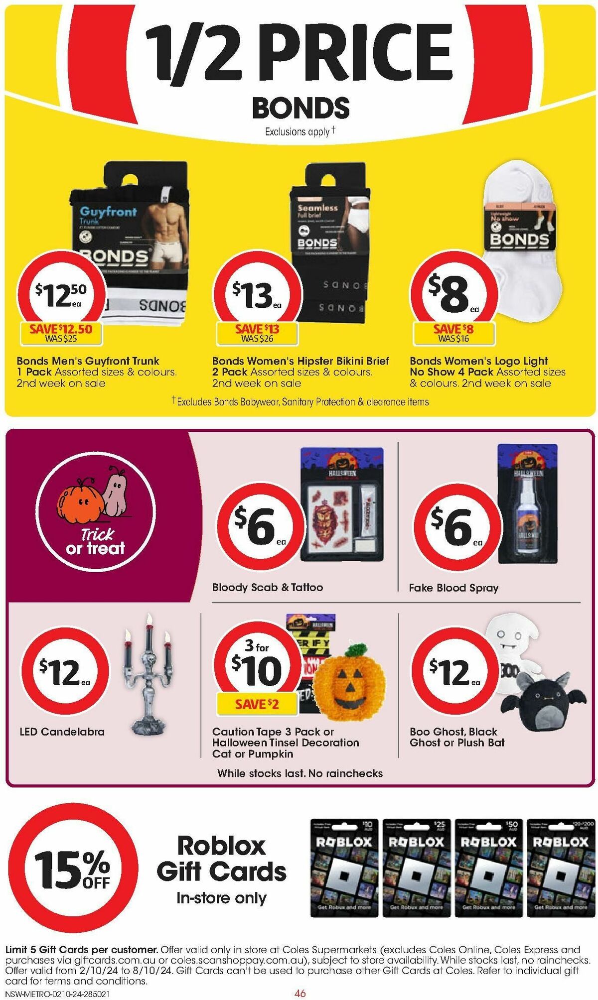 Coles Catalogues from 2 October