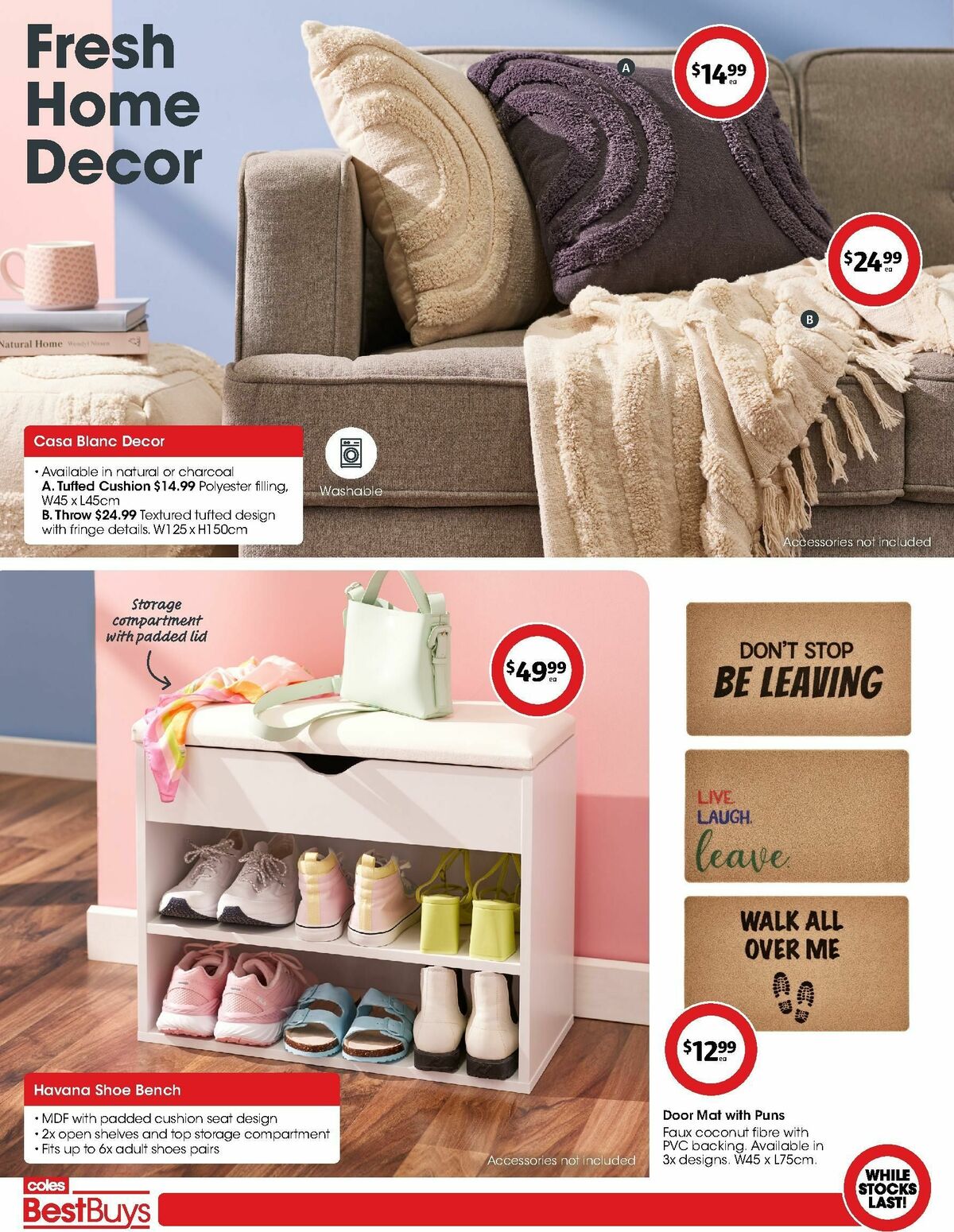 Coles Best Buys - Style Your Space Catalogues from 4 October