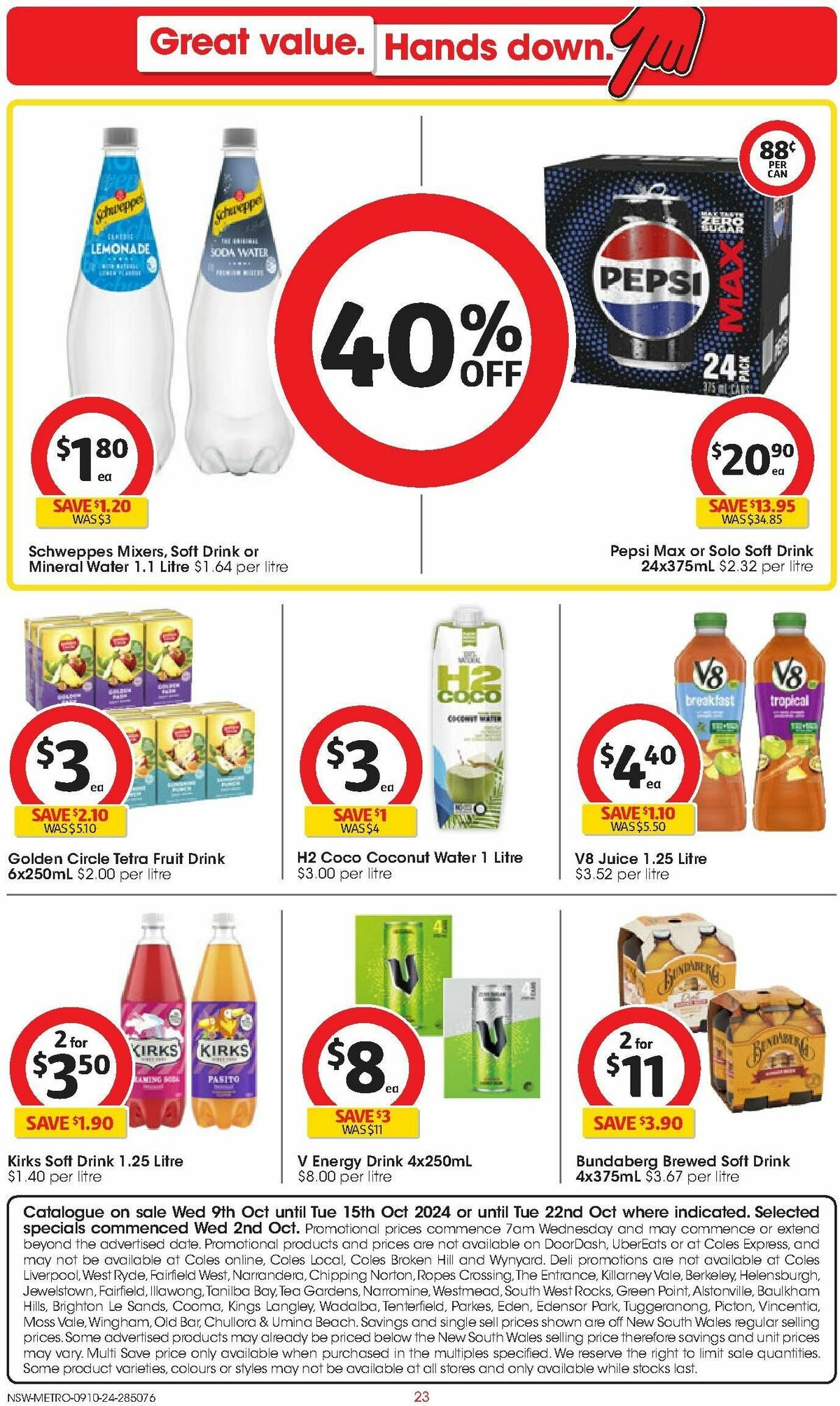 Coles Catalogues from 9 October