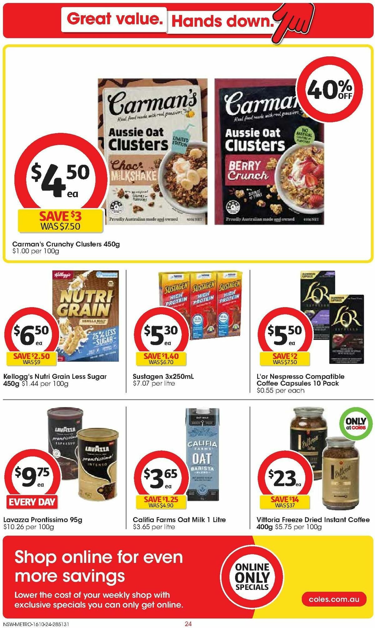 Coles Catalogues from 16 October