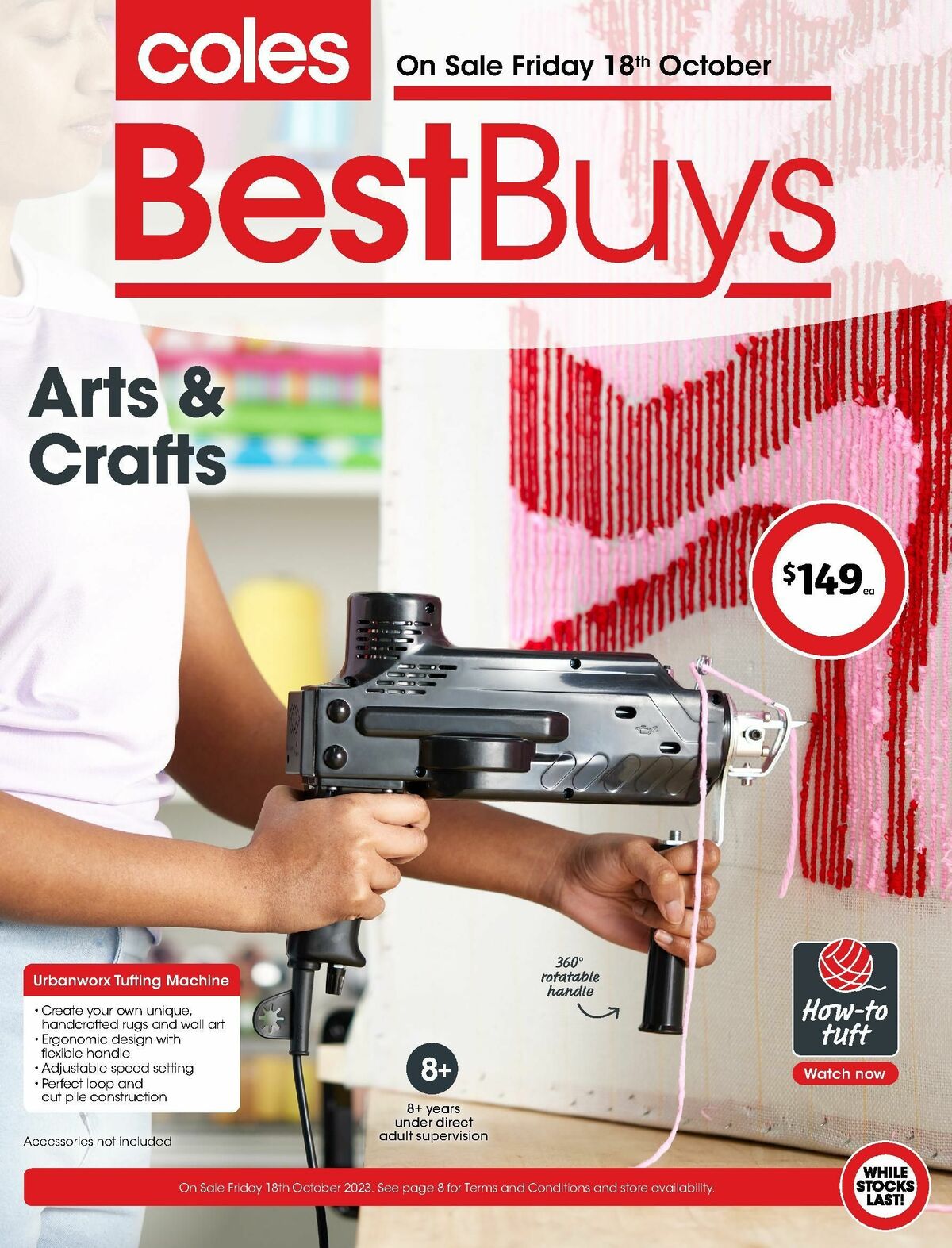 Coles Best Buys - Arts & Crafts Catalogues from 18 October