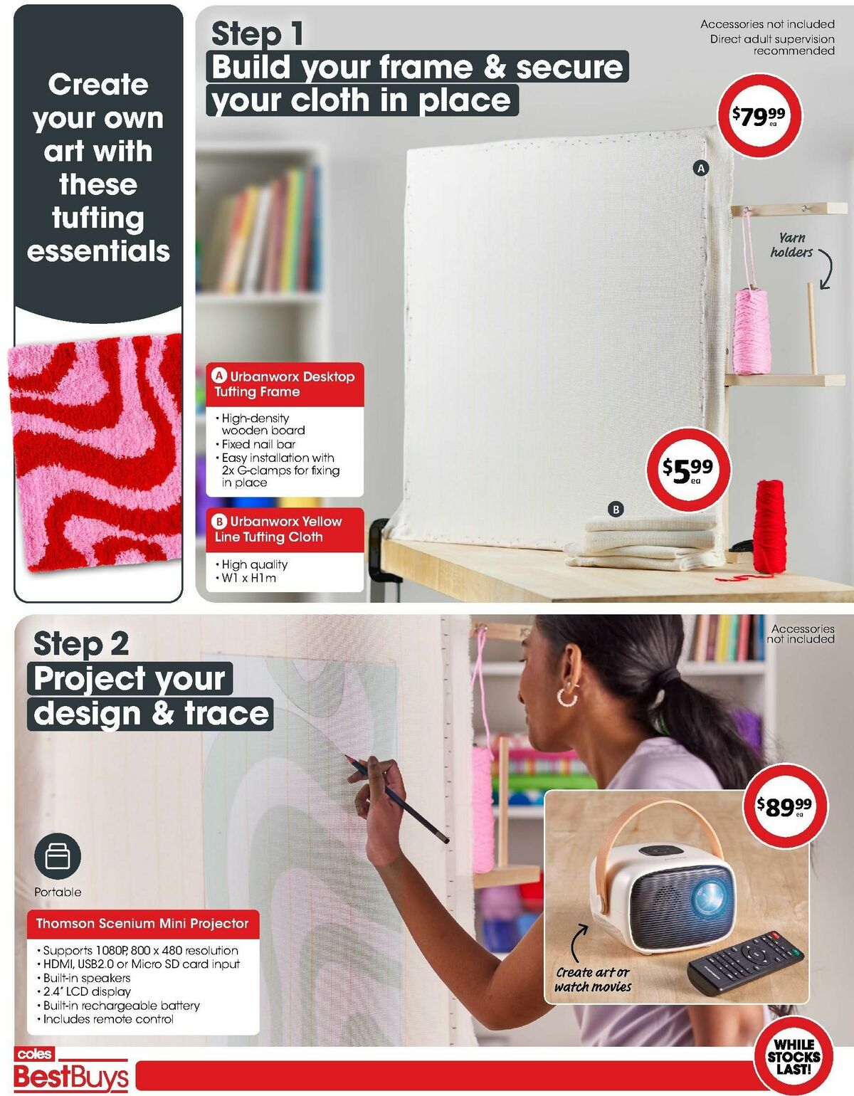 Coles Best Buys - Arts & Crafts Catalogues from 18 October