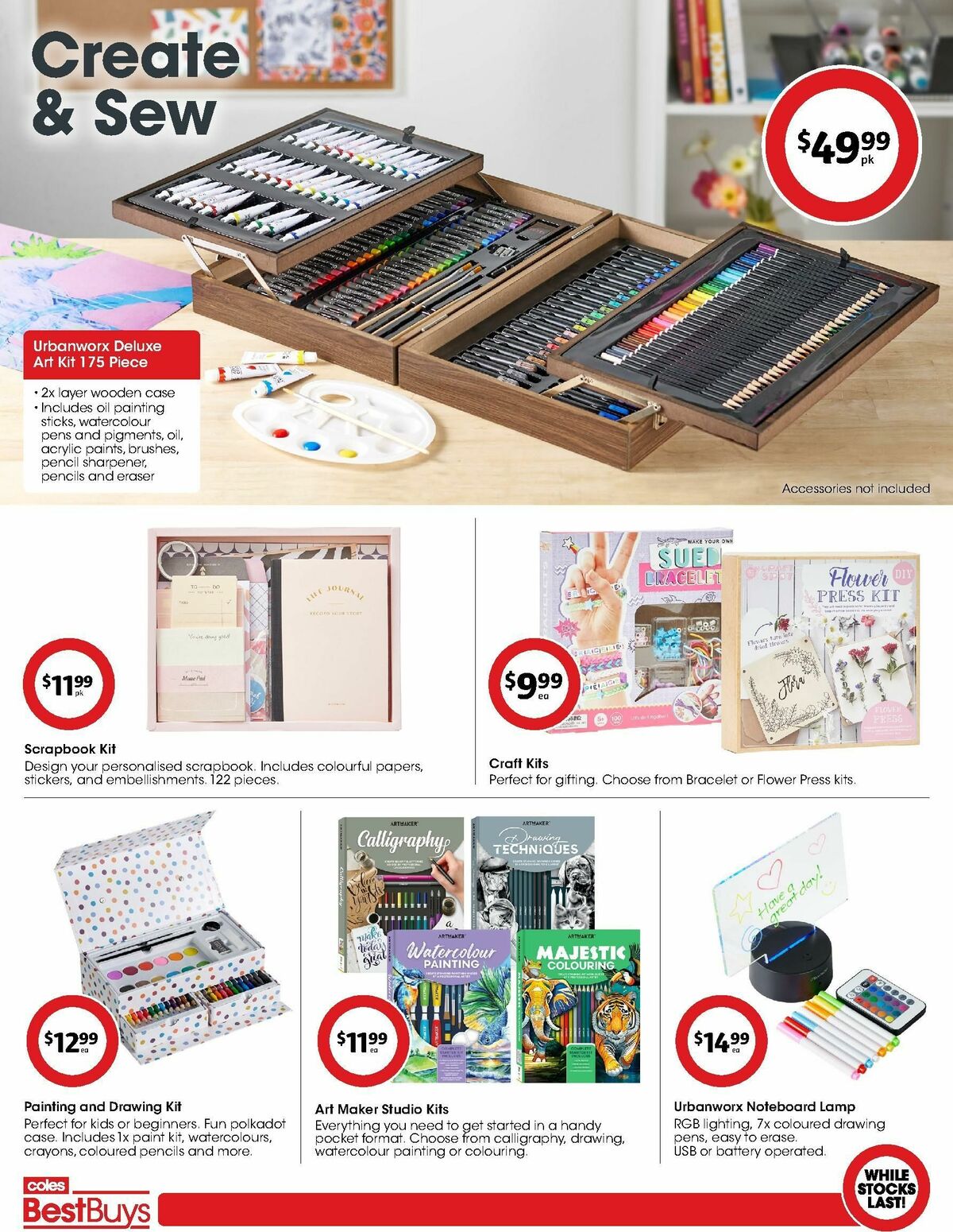 Coles Best Buys - Arts & Crafts Catalogues from 18 October