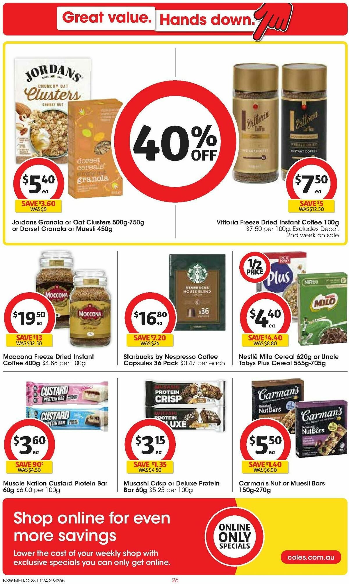 Coles Catalogues from 23 October