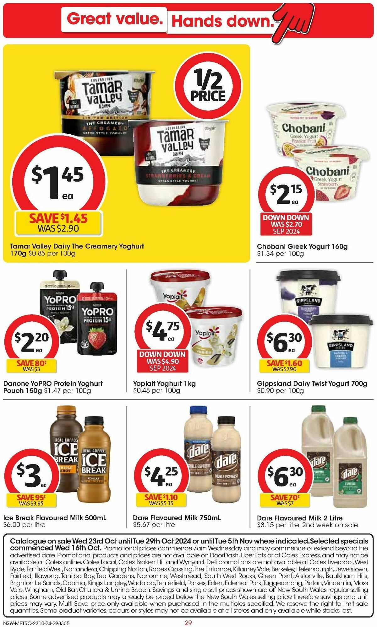 Coles Catalogues from 23 October