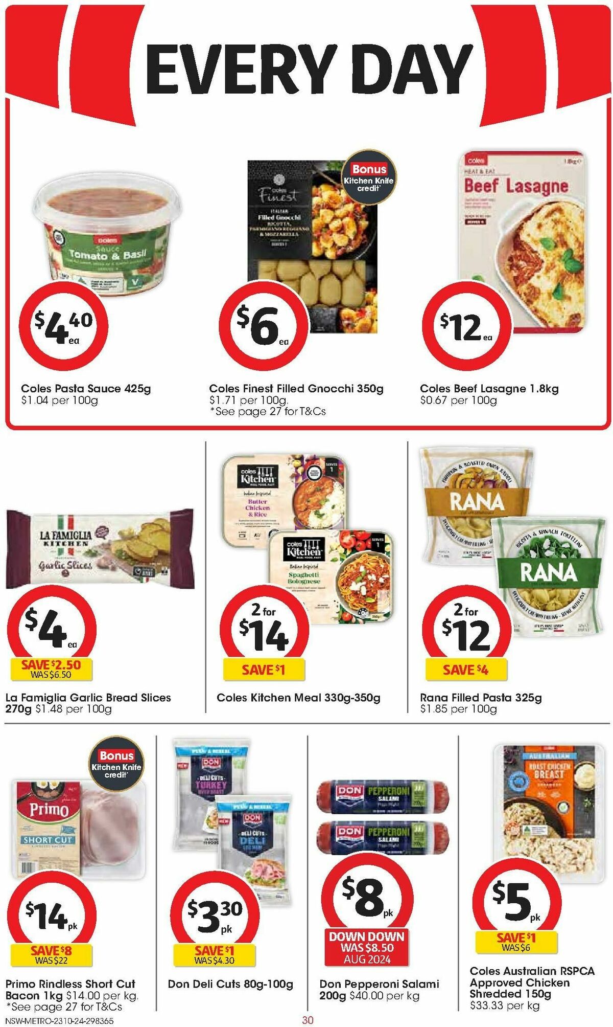 Coles Catalogues from 23 October