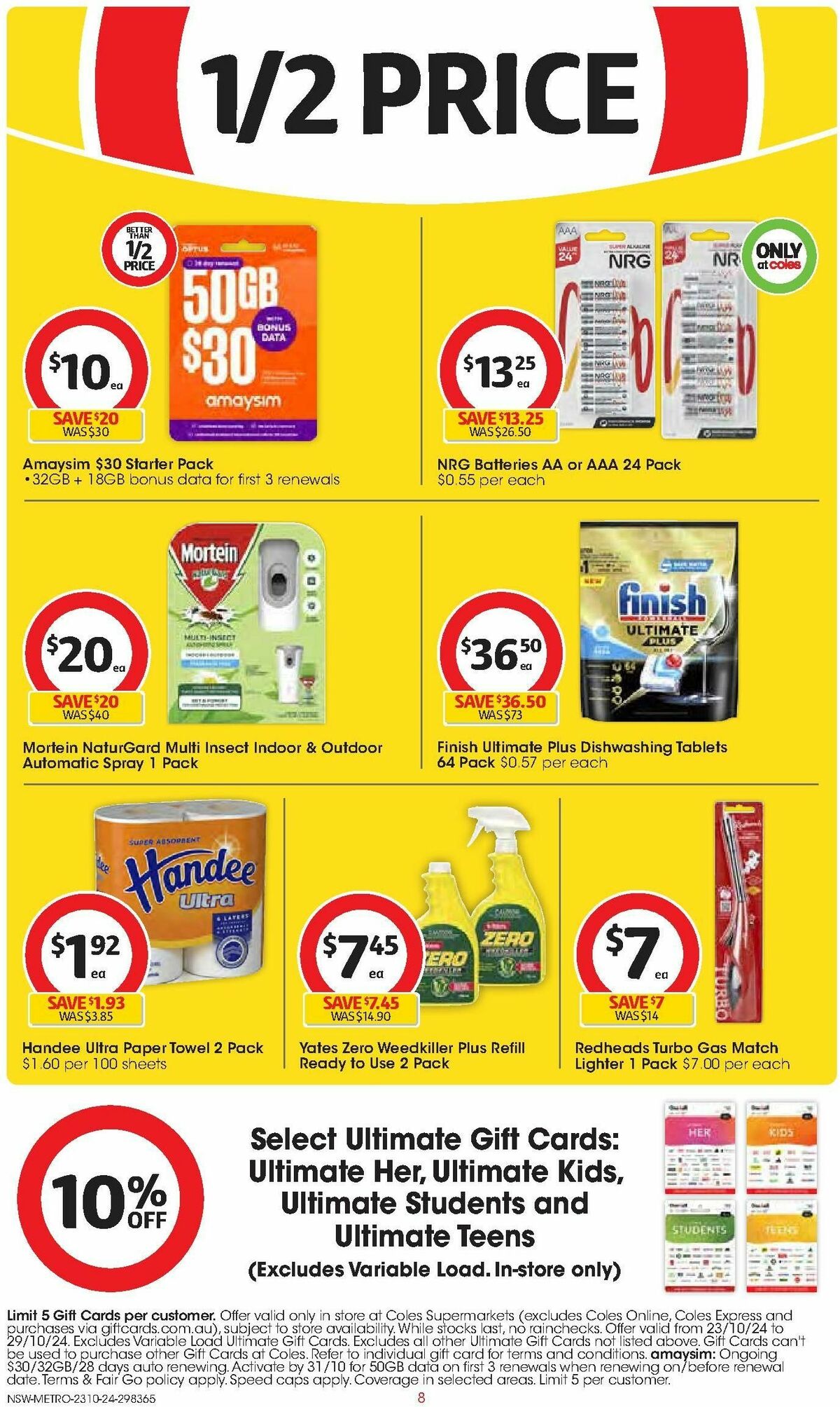 Coles Catalogues from 23 October