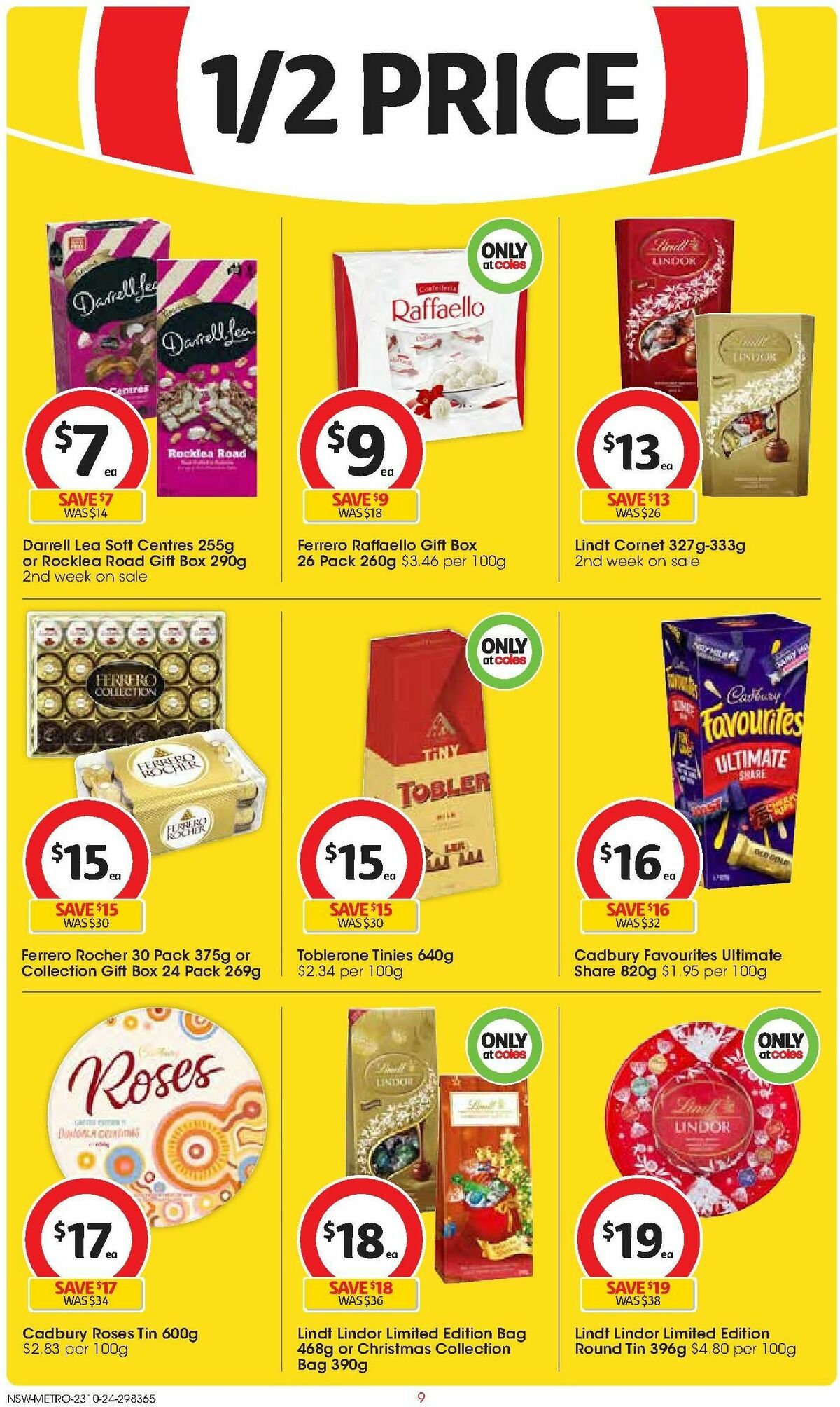 Coles Catalogues from 23 October