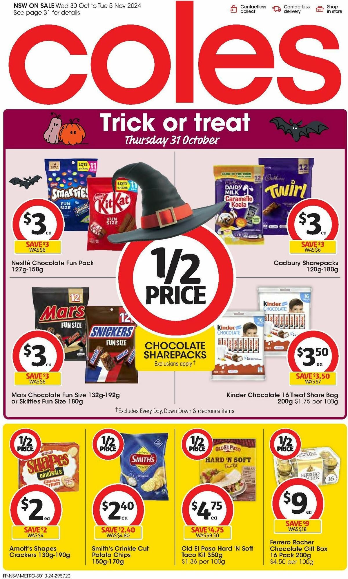 Coles Catalogues from 30 October