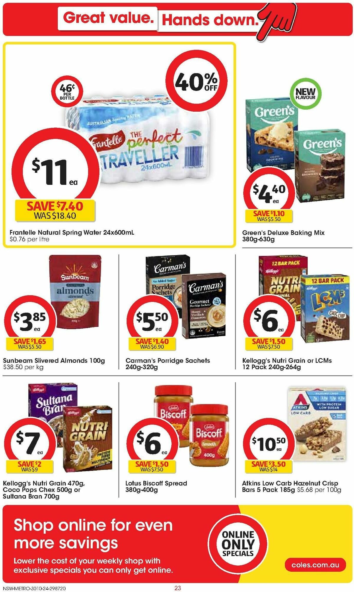 Coles Catalogues from 30 October