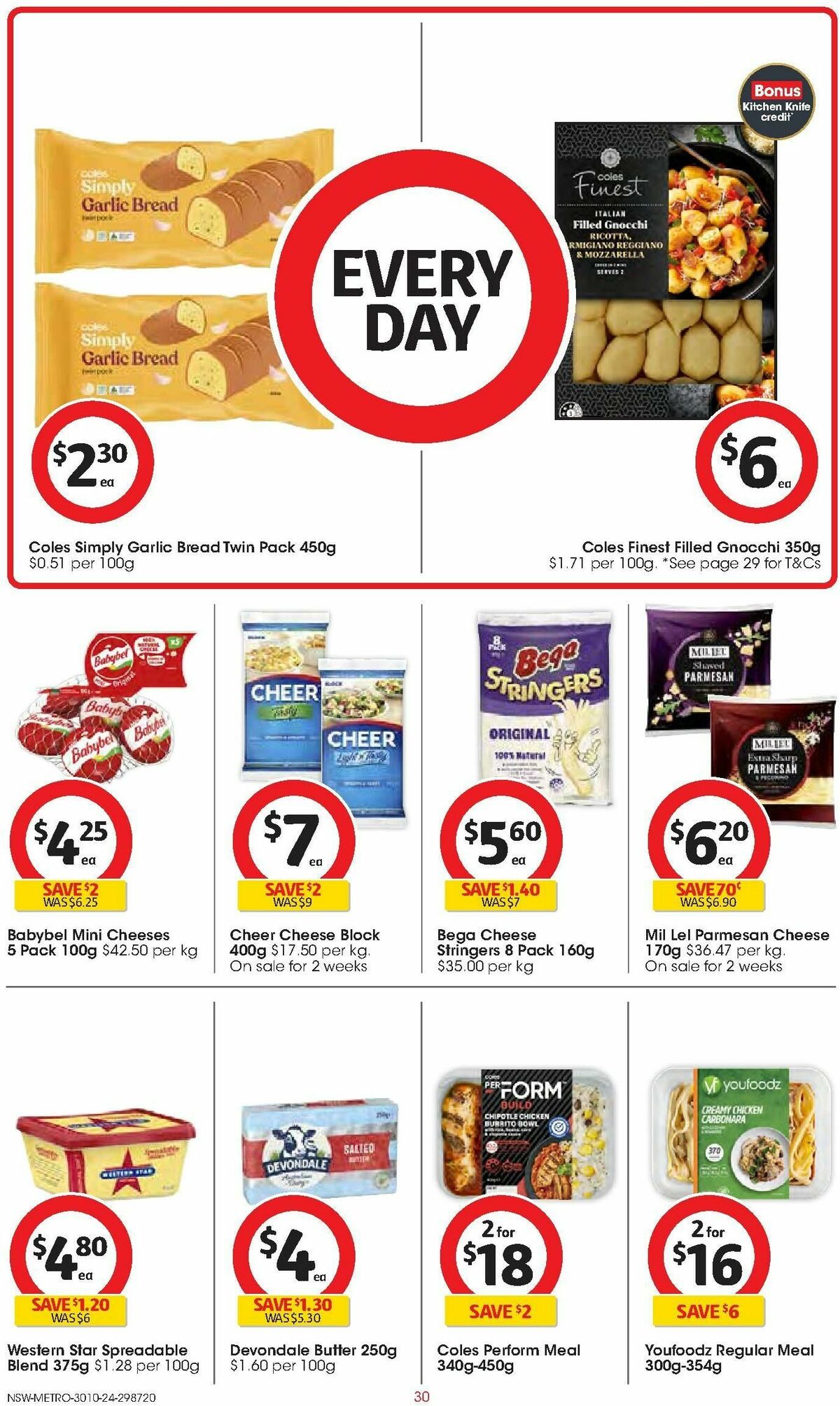 Coles Catalogues from 30 October